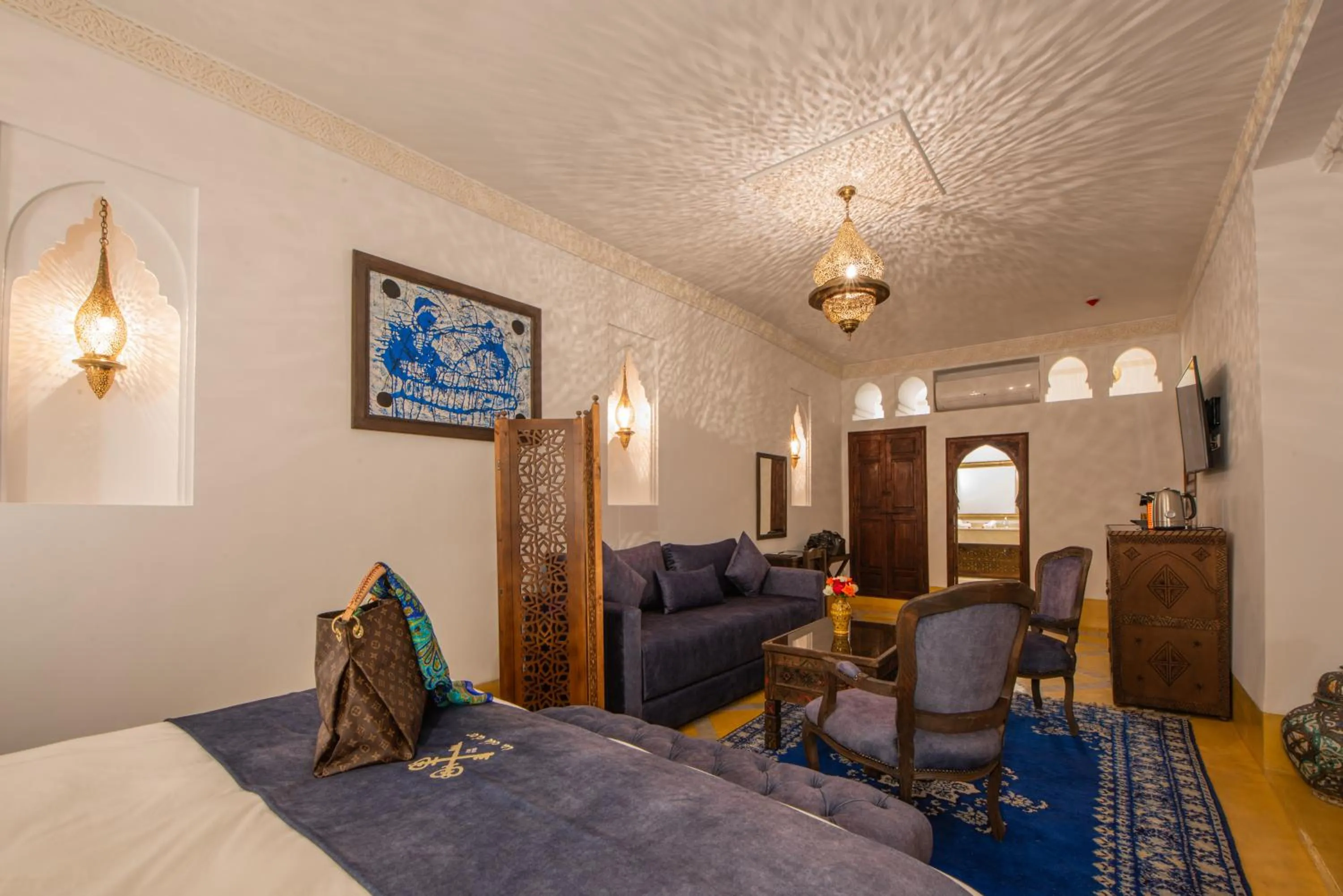 Bed in Riad la clé d'or & spa