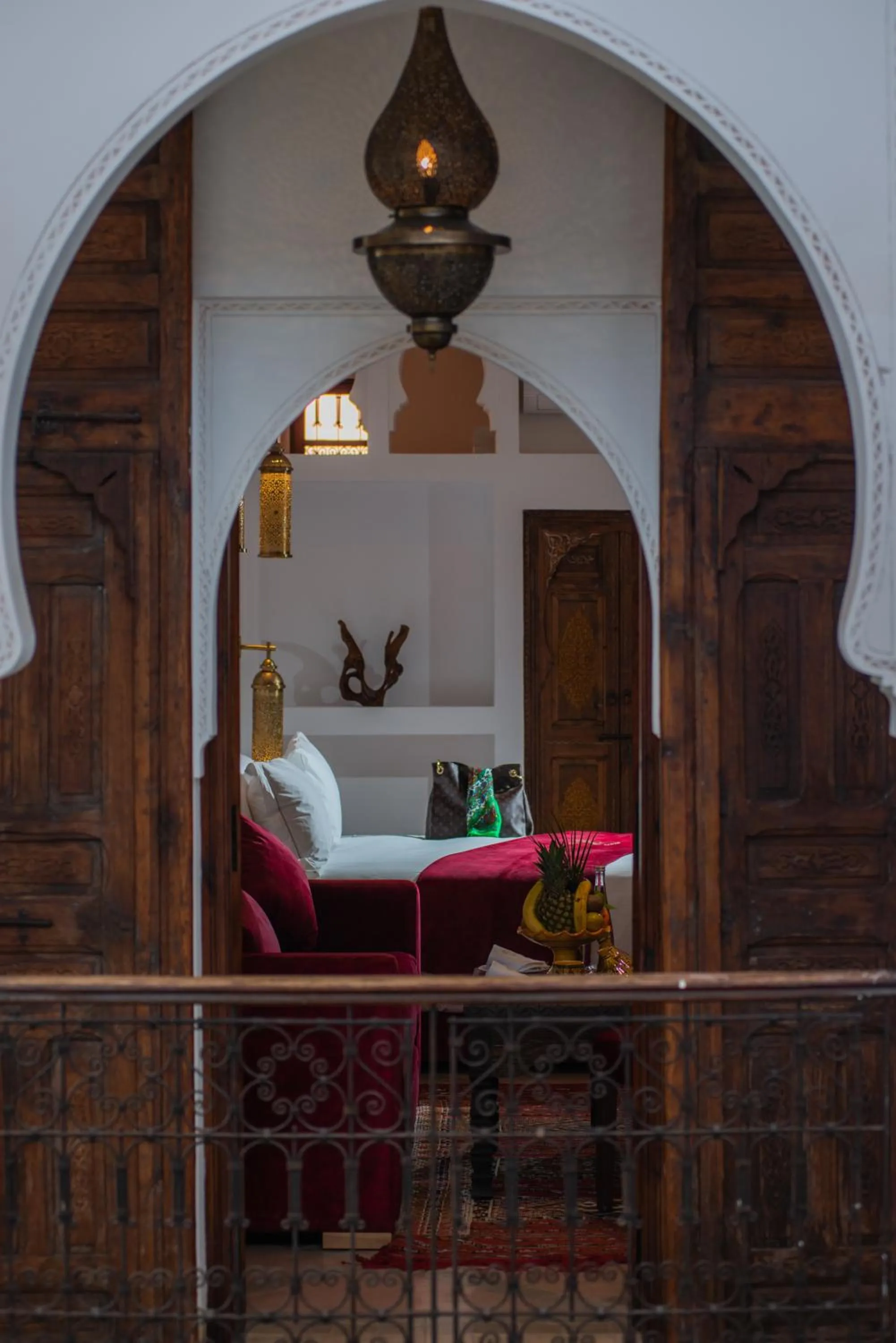 Bedroom, Bed in Riad la clé d'or & spa