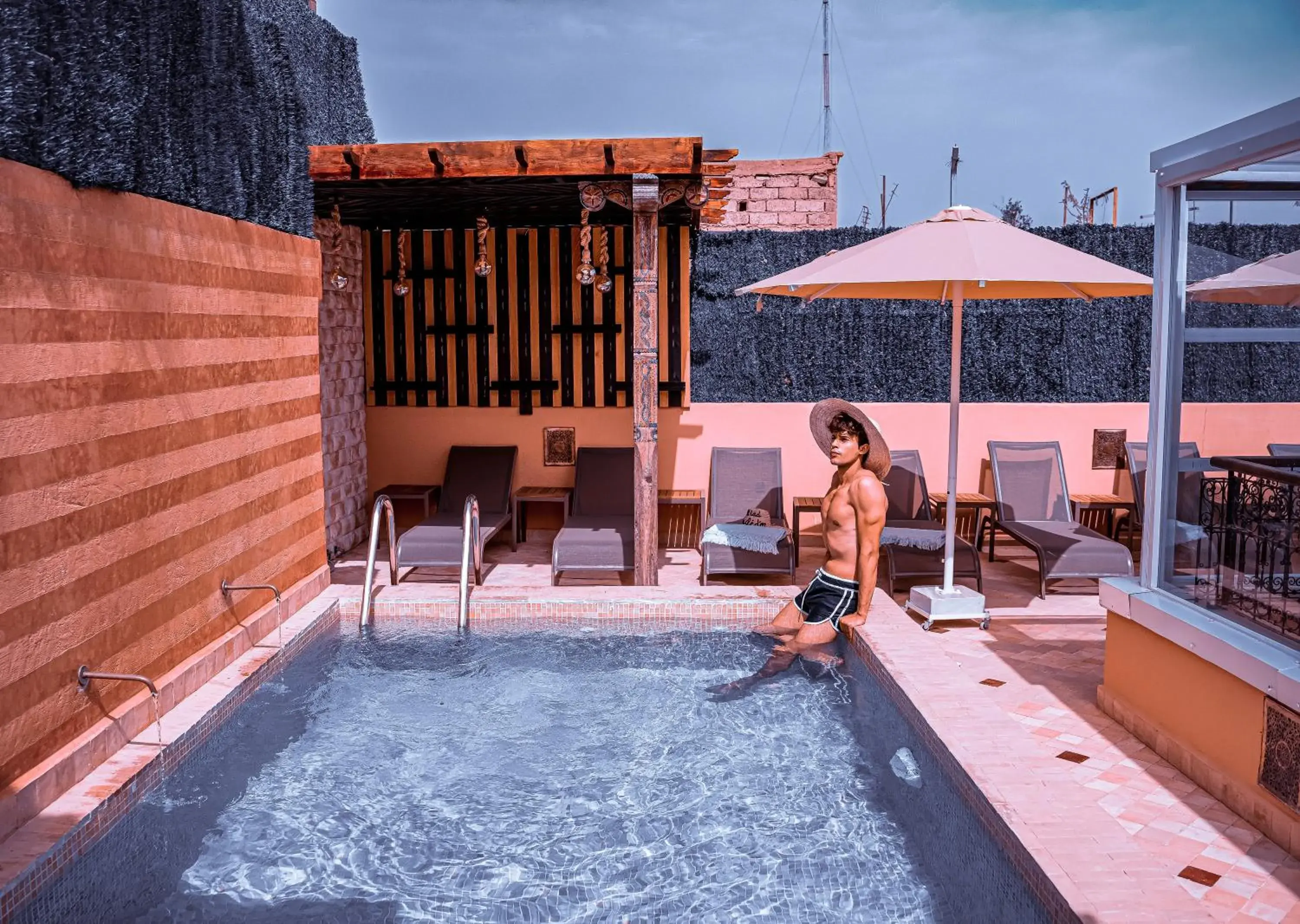 Swimming pool in Riad la clé d'or & spa Swimming pool in Riad la clé d'or & spa