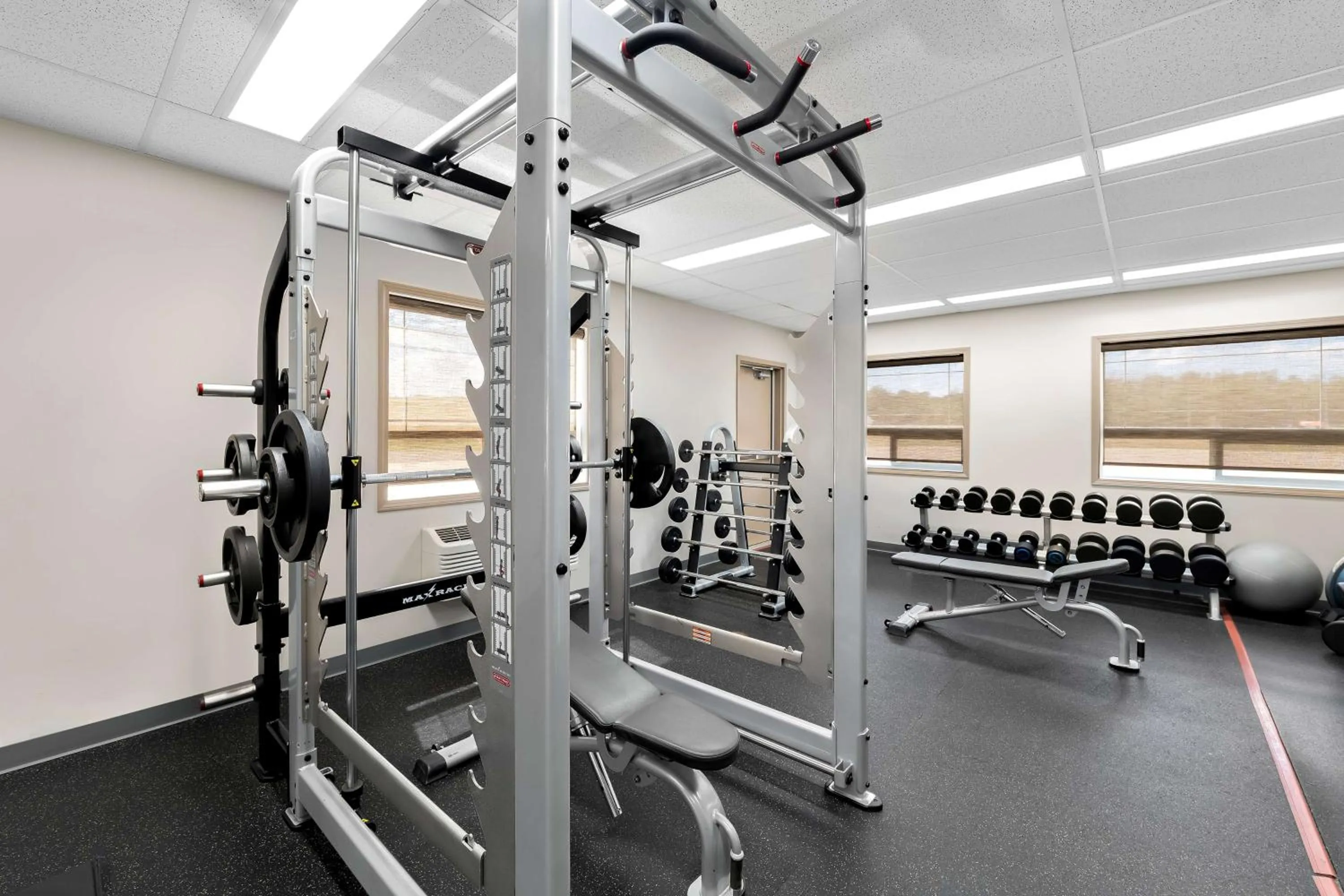 Fitness centre/facilities in SureStay Plus Hotel by Best Western Hardisty