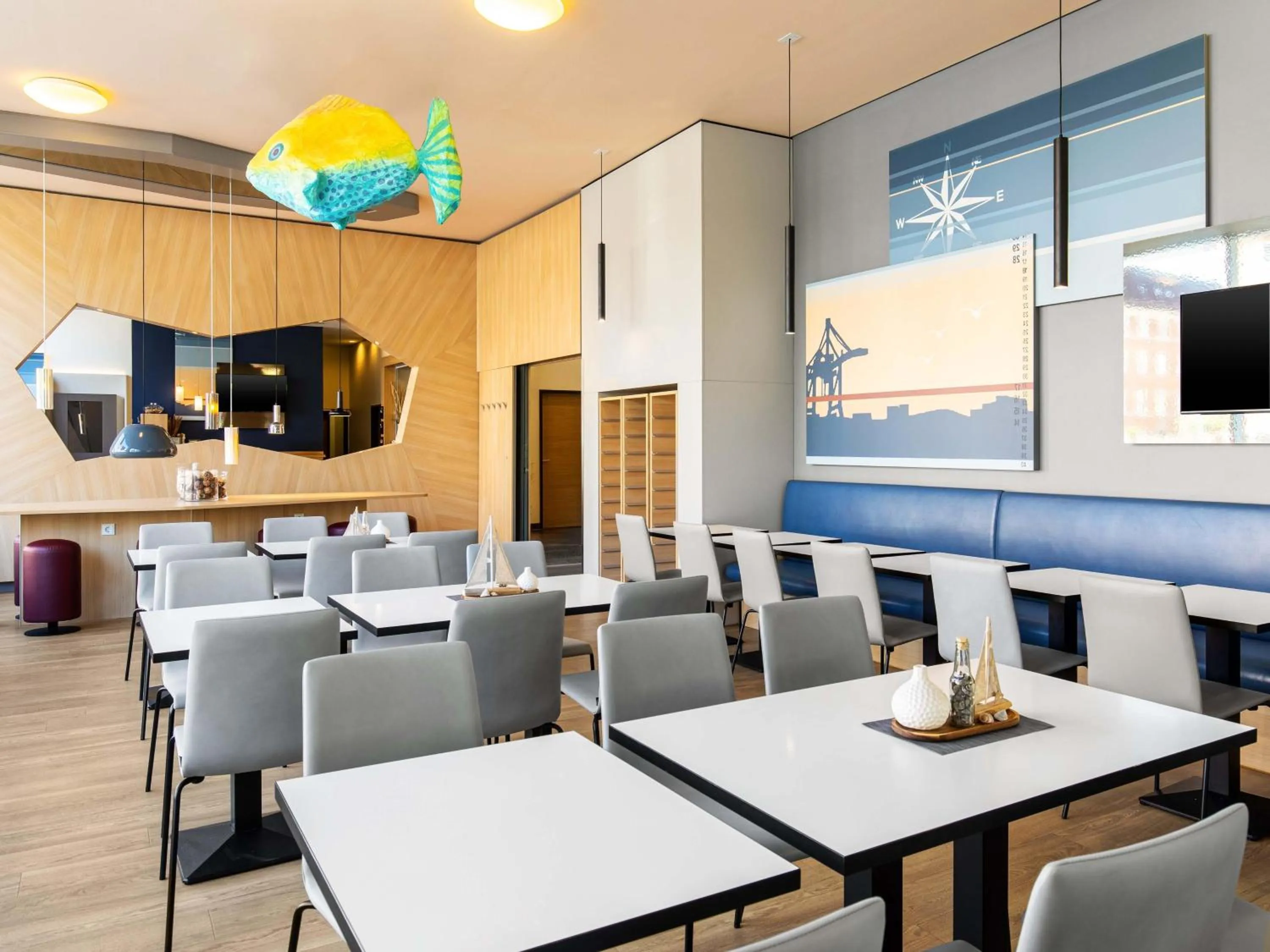 Meeting/conference room in B&B Hotel Hamburg-Altona