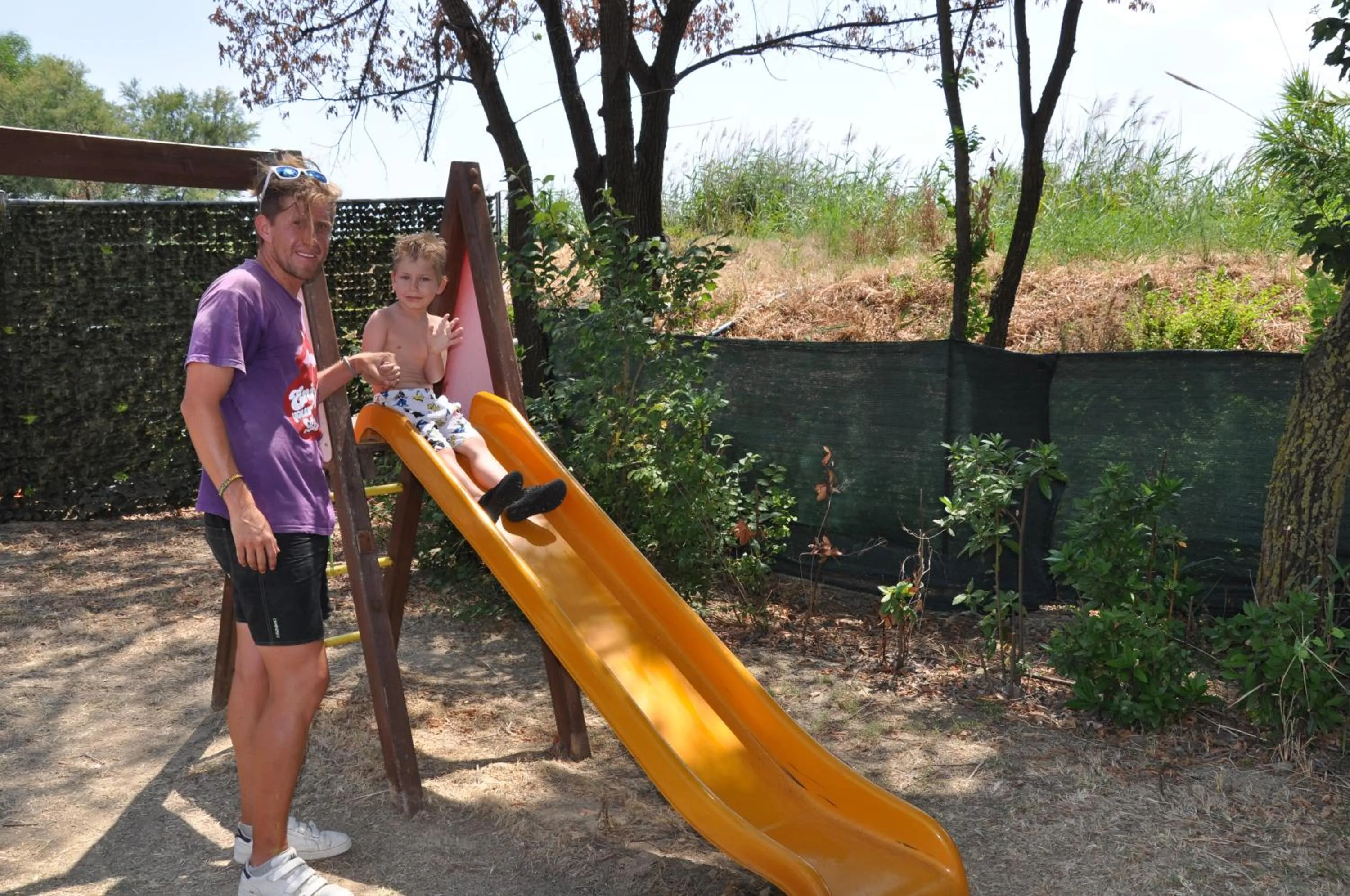Children play ground in Village Due Elle
