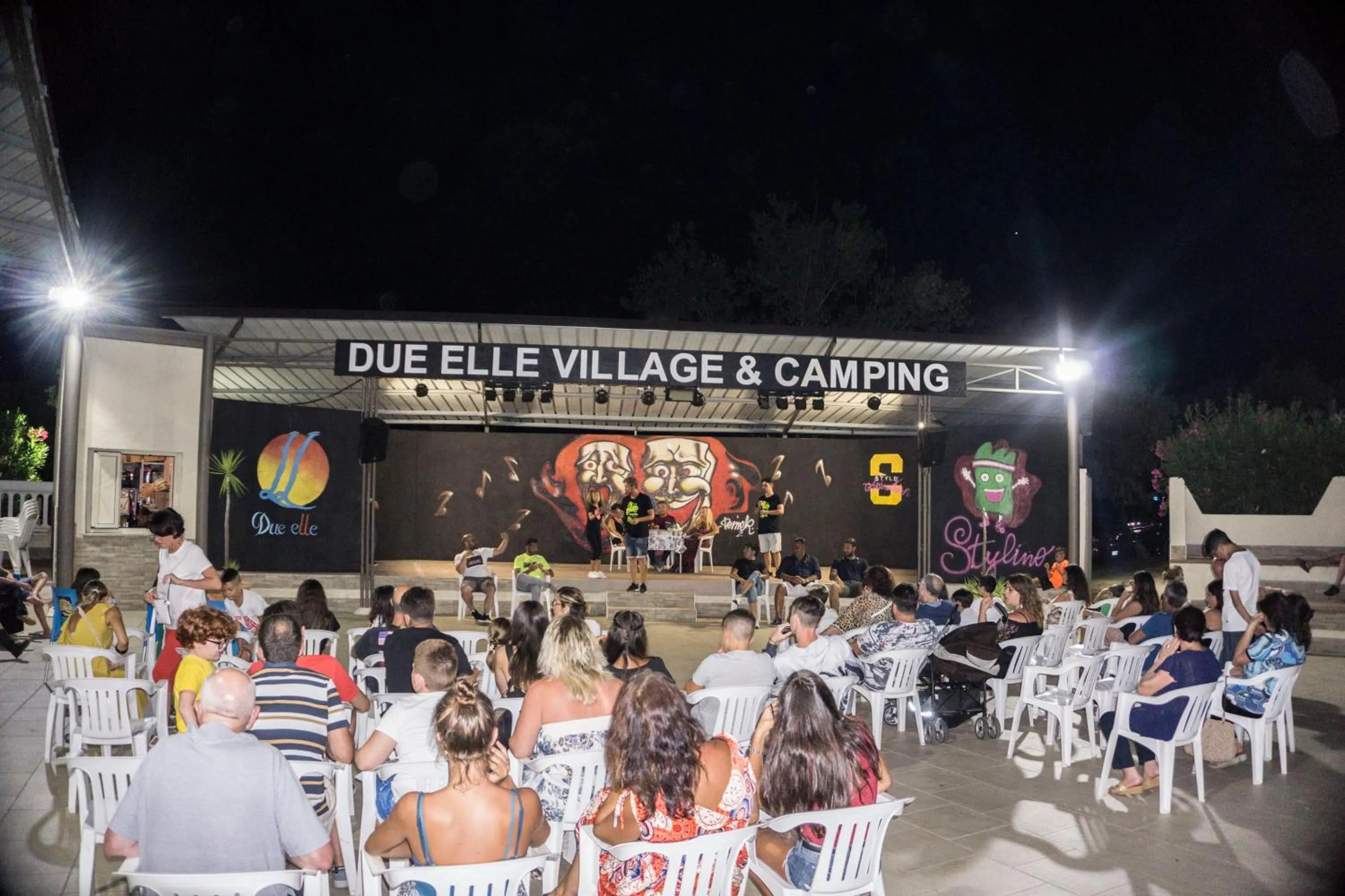 People in Village Due Elle