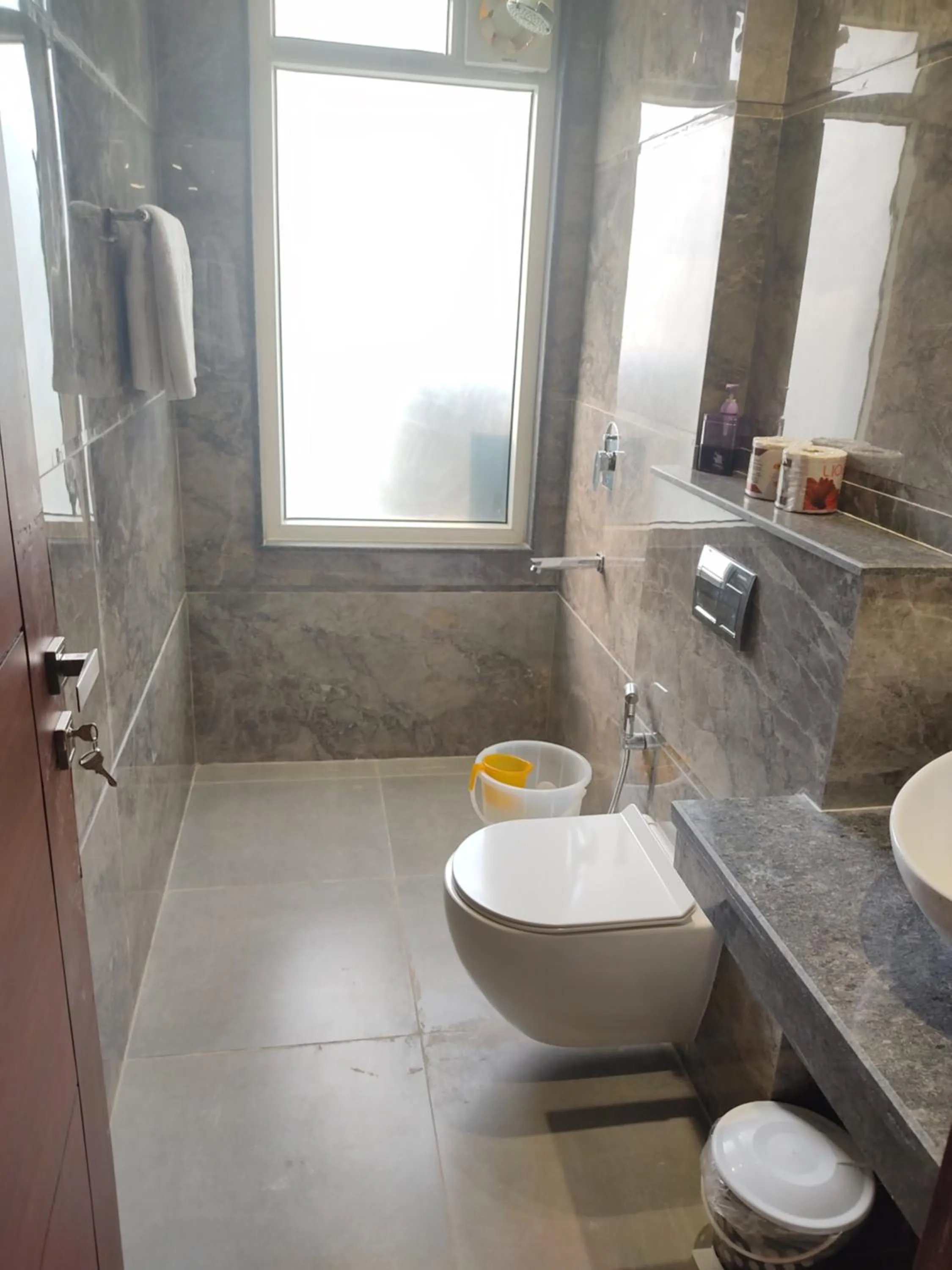 Bathroom in Perch Service Apartment-MG Road