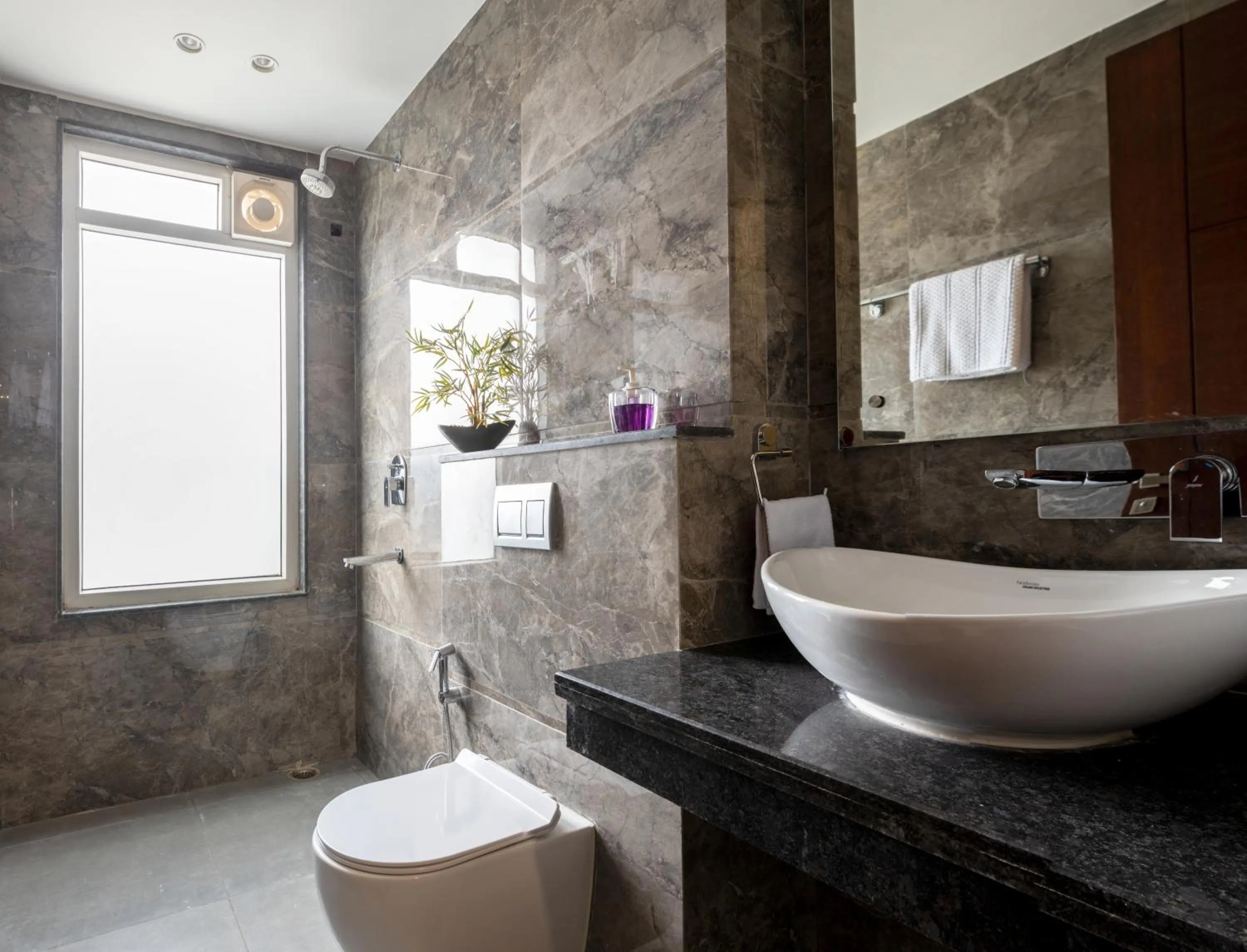 Bathroom in Perch Service Apartment-MG Road