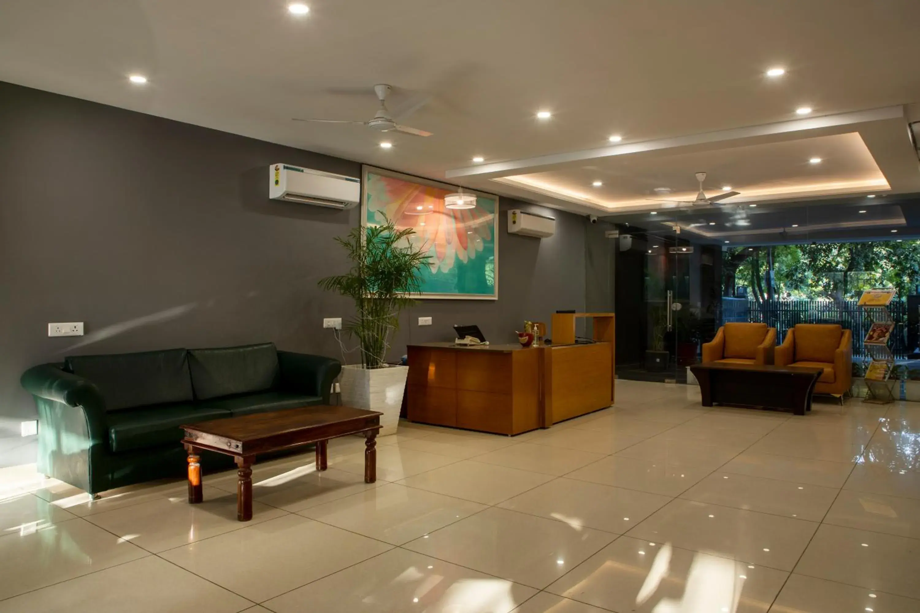 Lobby or reception in Perch Service Apartment-MG Road Lobby or reception in Perch Service Apartment-MG Road