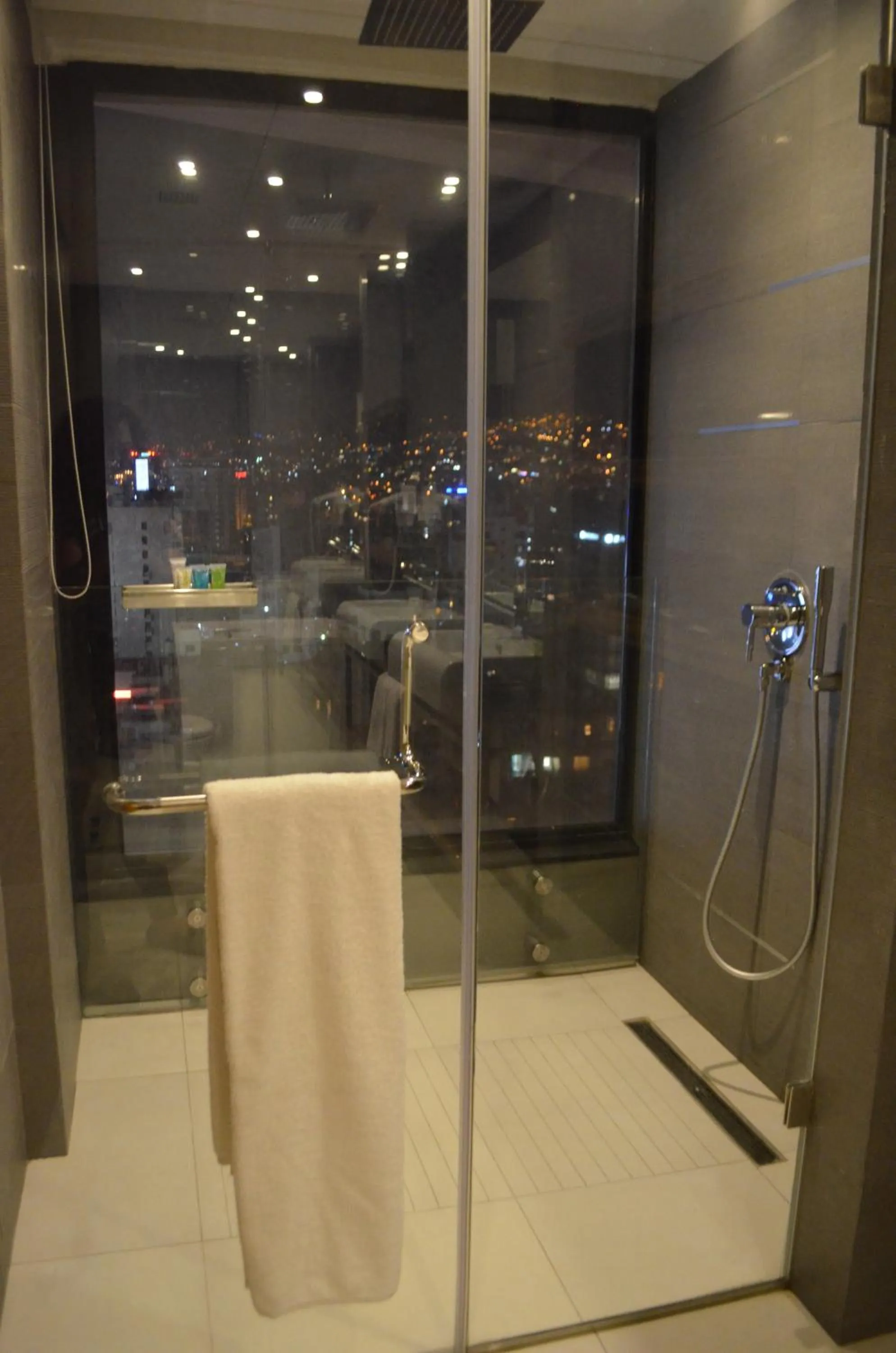 Shower in Warwick Stone 55 Hotel Beirut