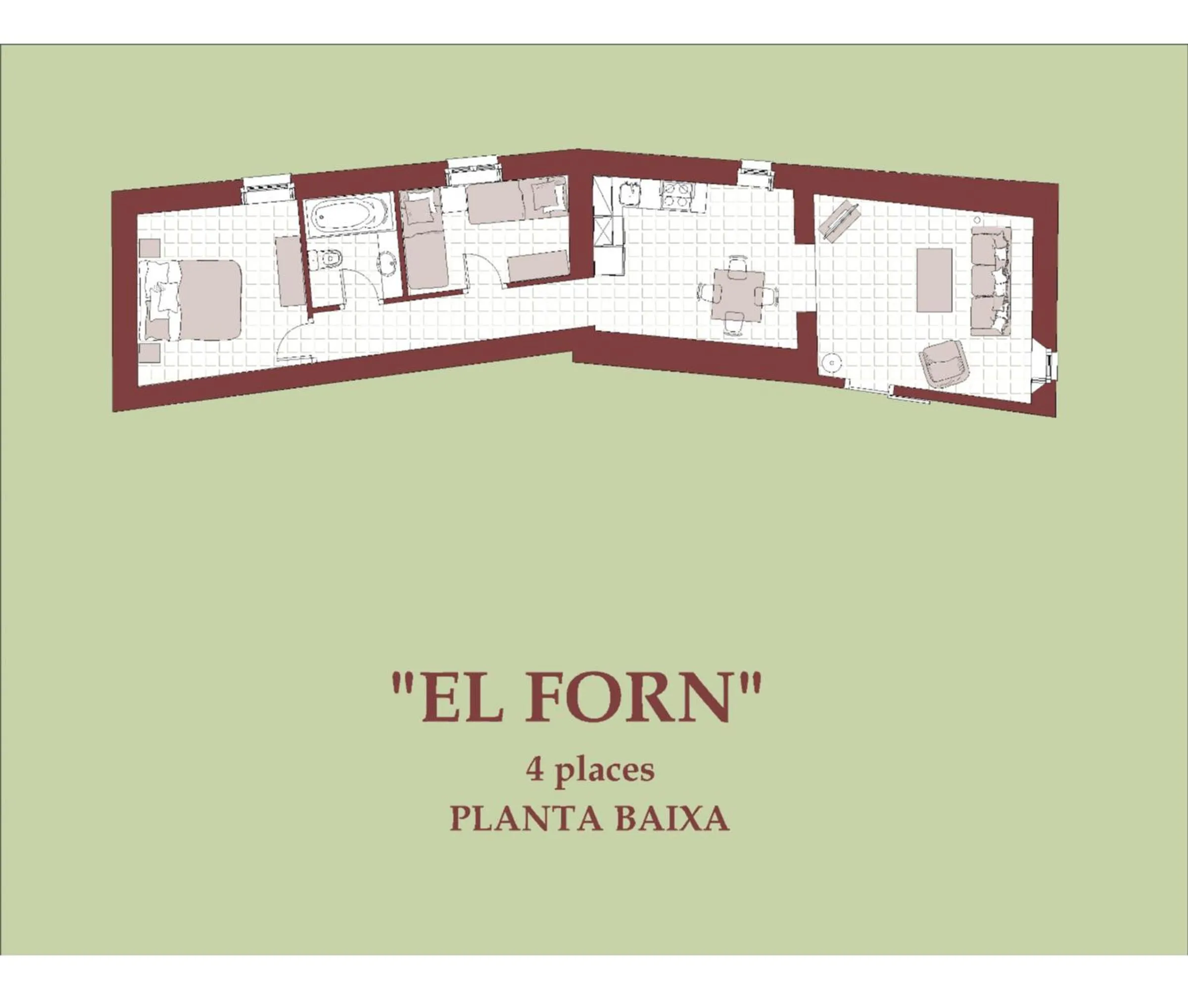 Floor plan in Can Margarit