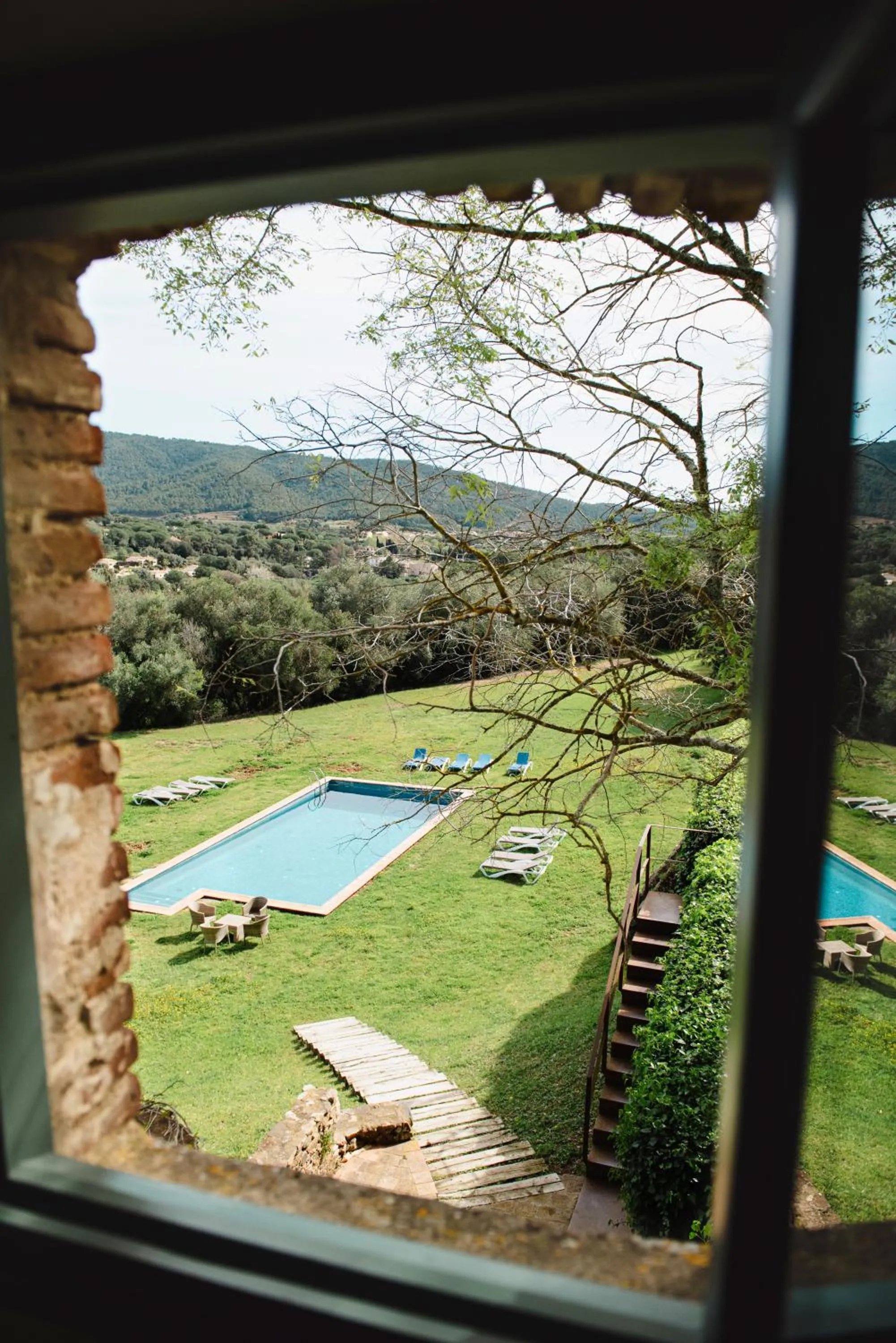 Garden view in Can Margarit