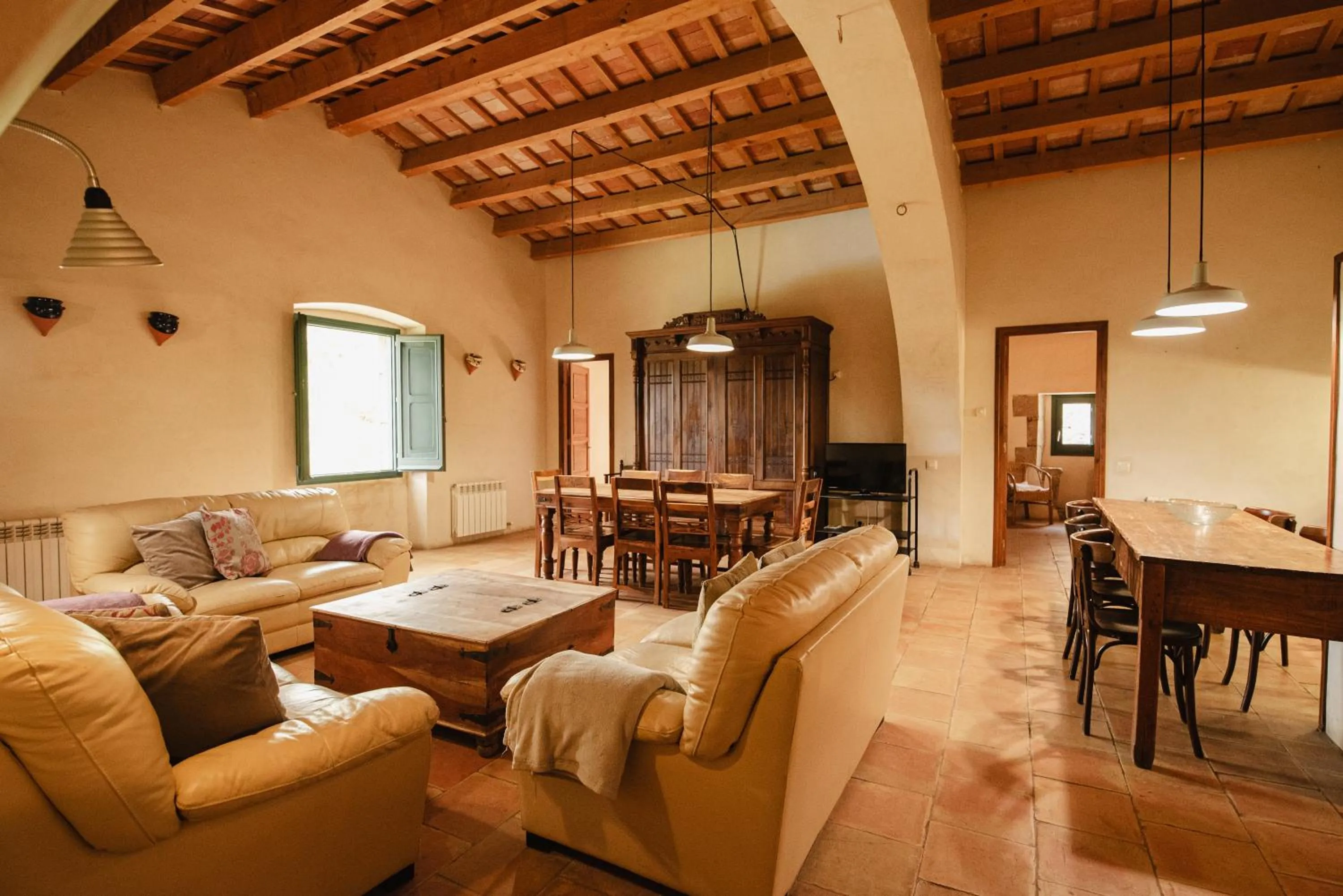 Living room in Can Margarit