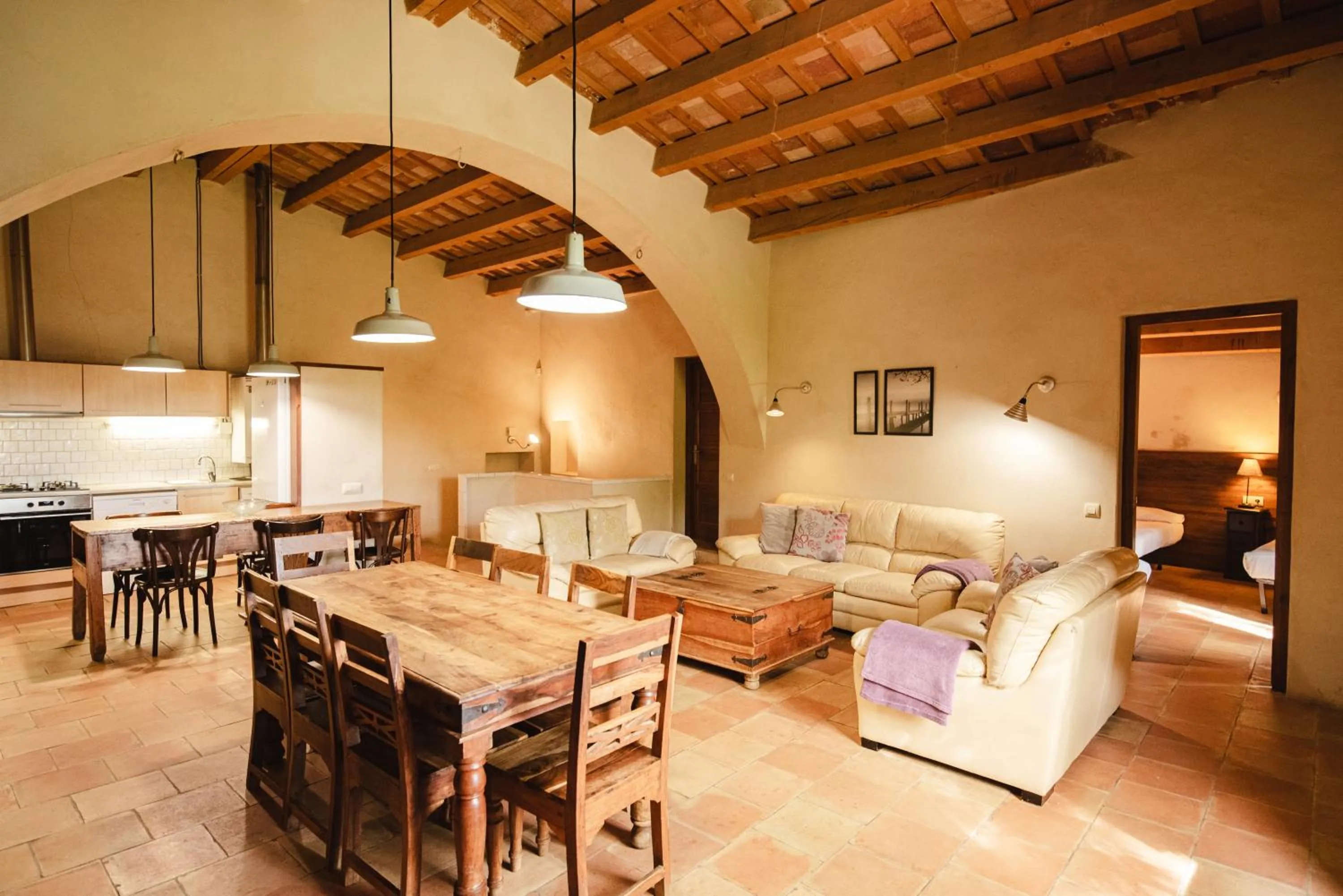 Living room in Can Margarit