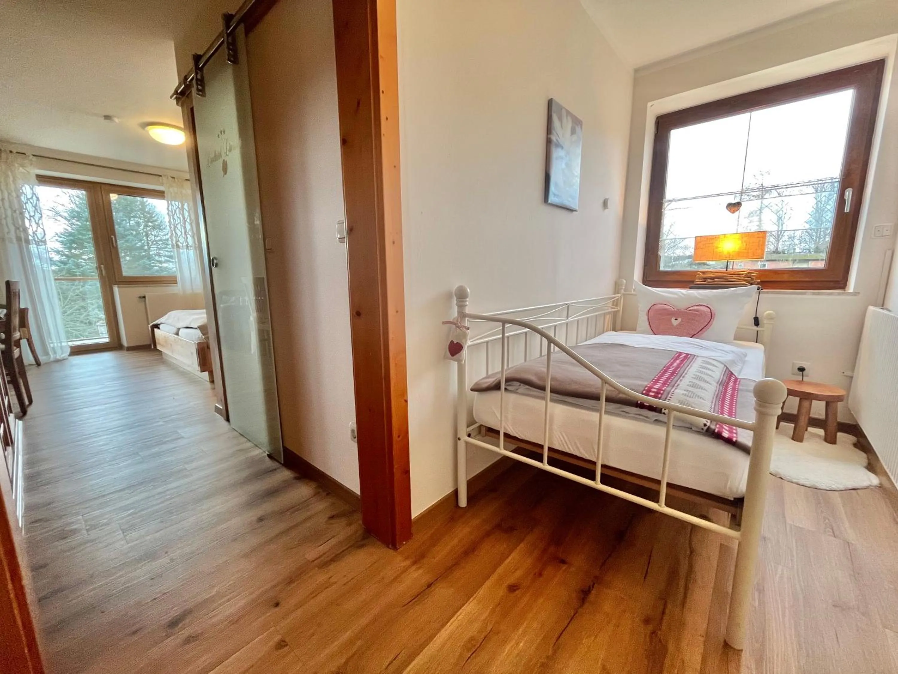 children, Bed in Landhotel Lindenhof