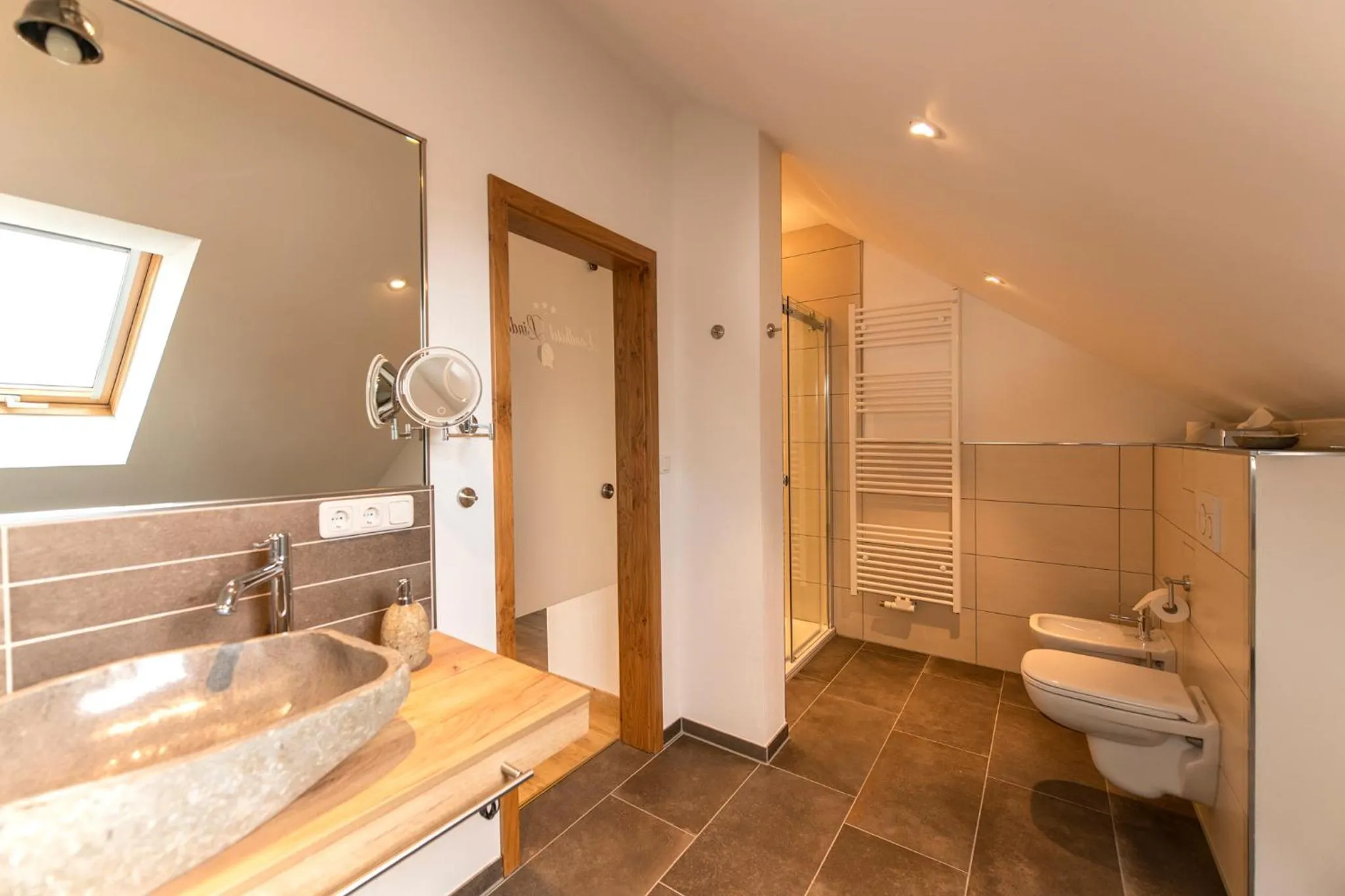 Bathroom in Landhotel Lindenhof