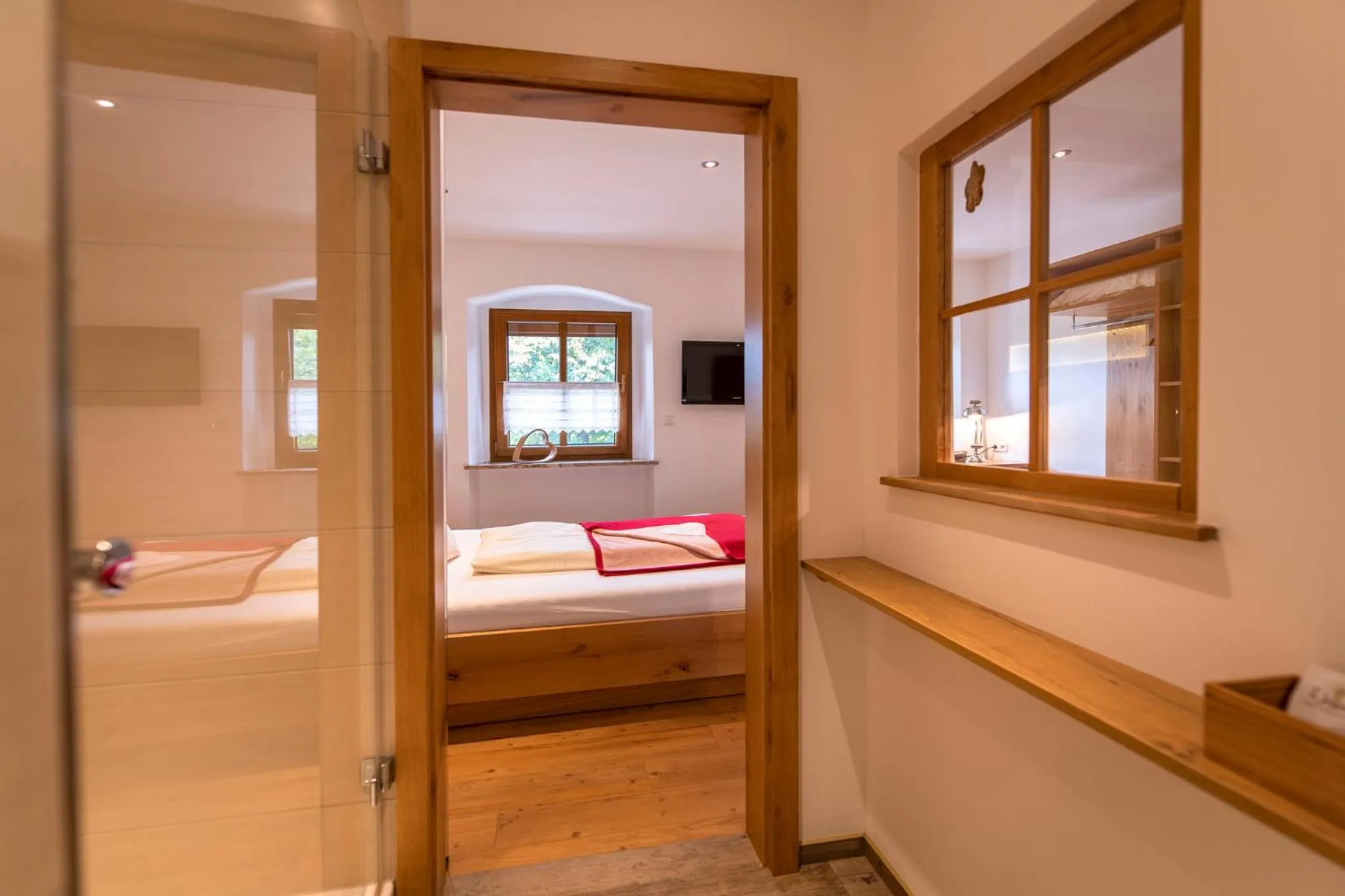 Bed in Landhotel Lindenhof