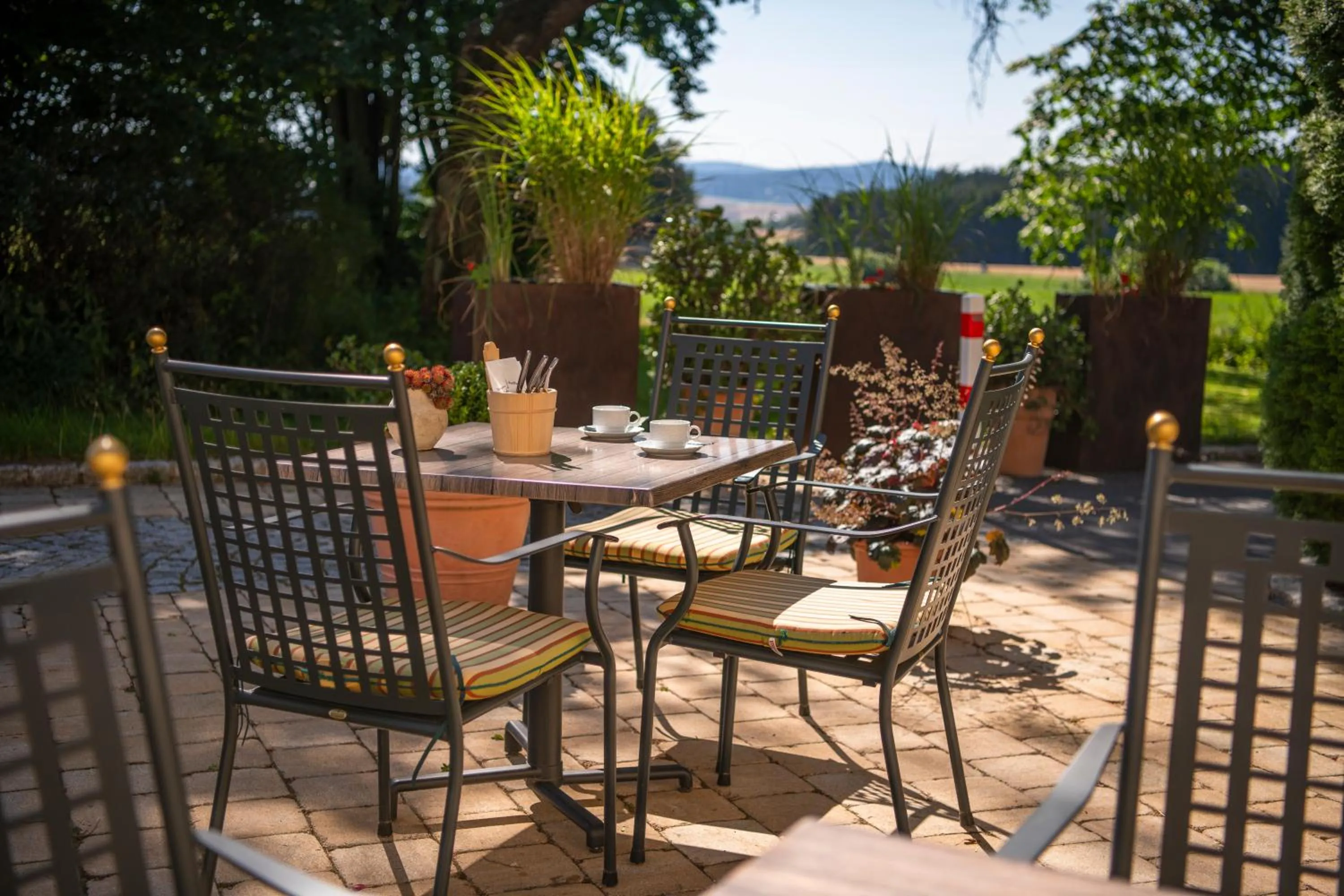 Garden in Landhotel Lindenhof