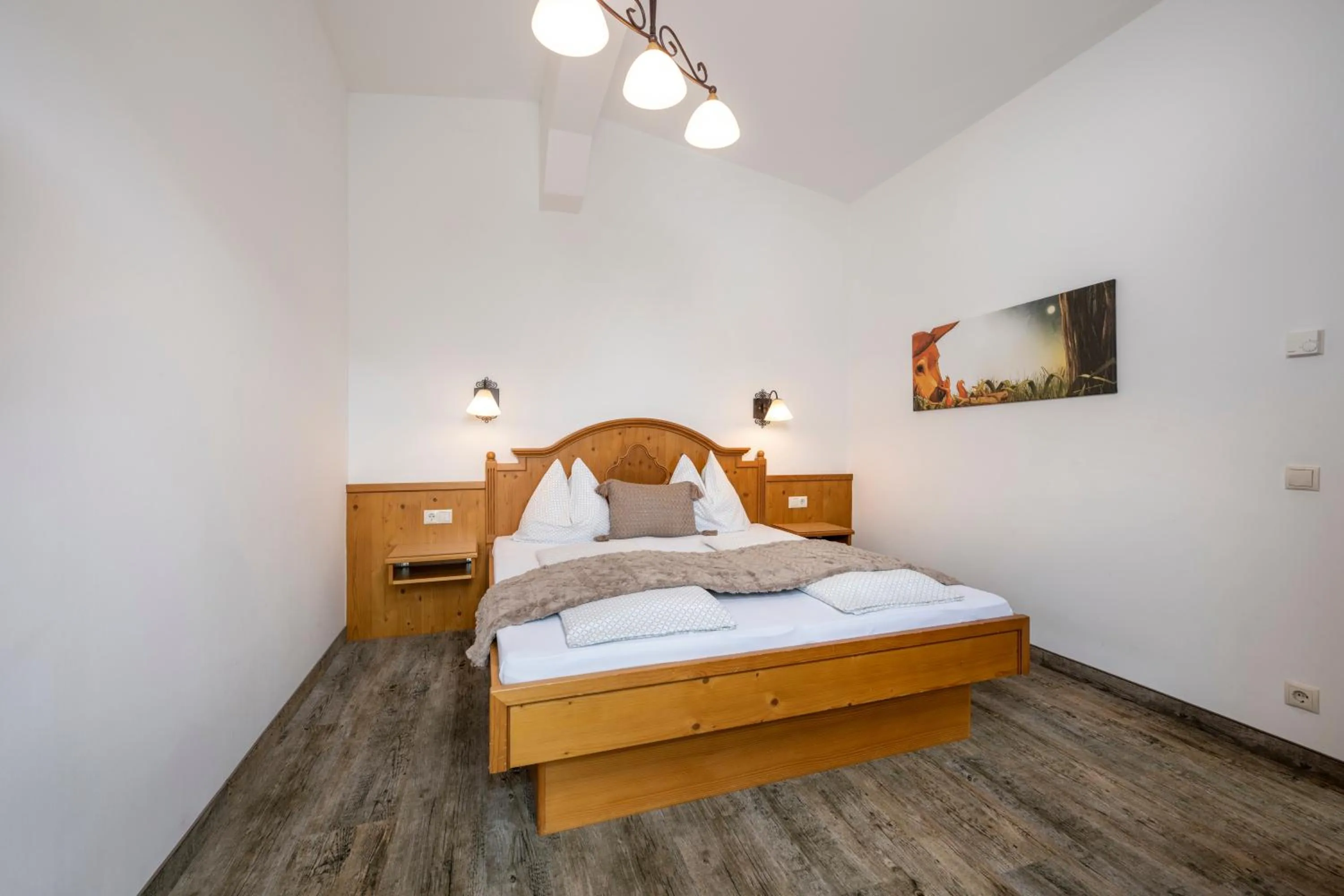 Bed in Hubengut Bed and Breakfast