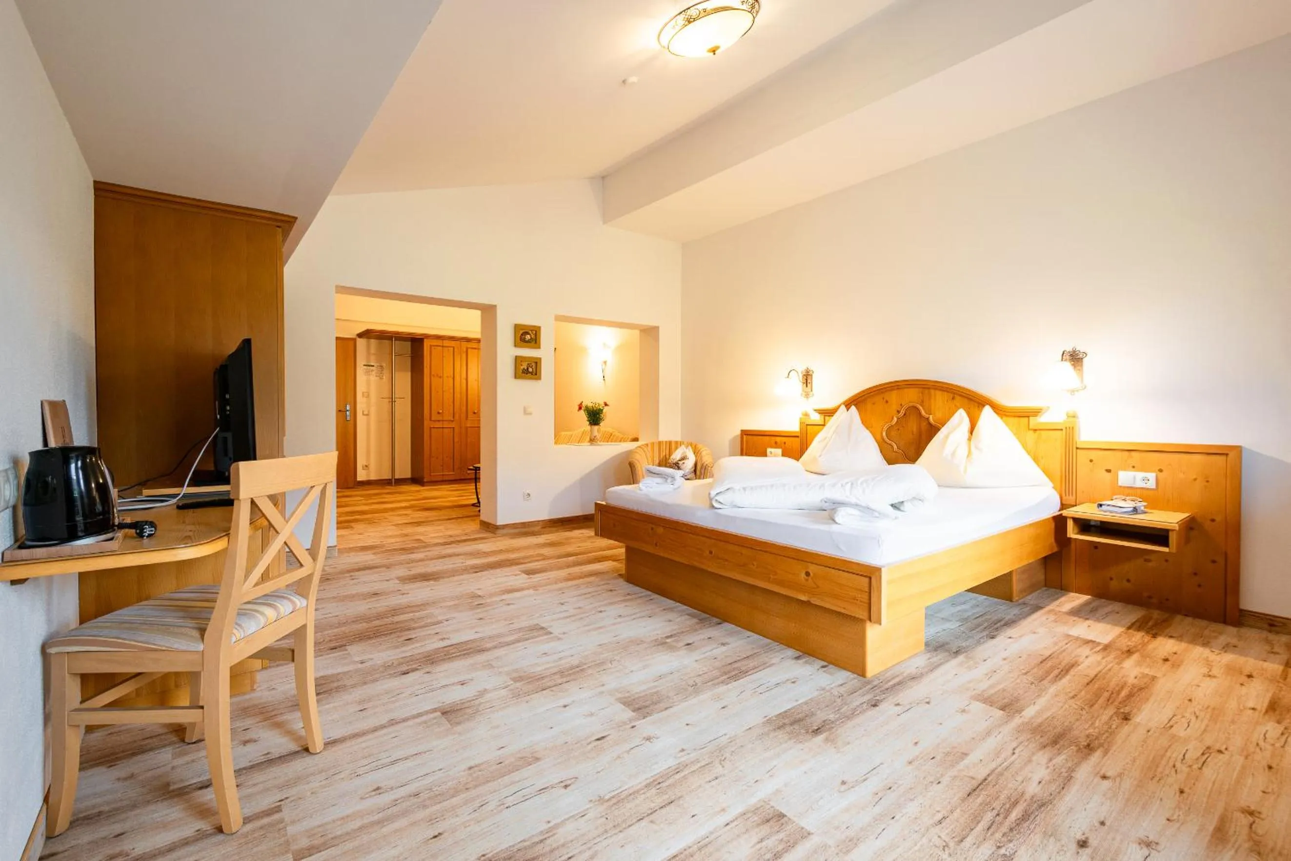 Bed in Hubengut Bed and Breakfast