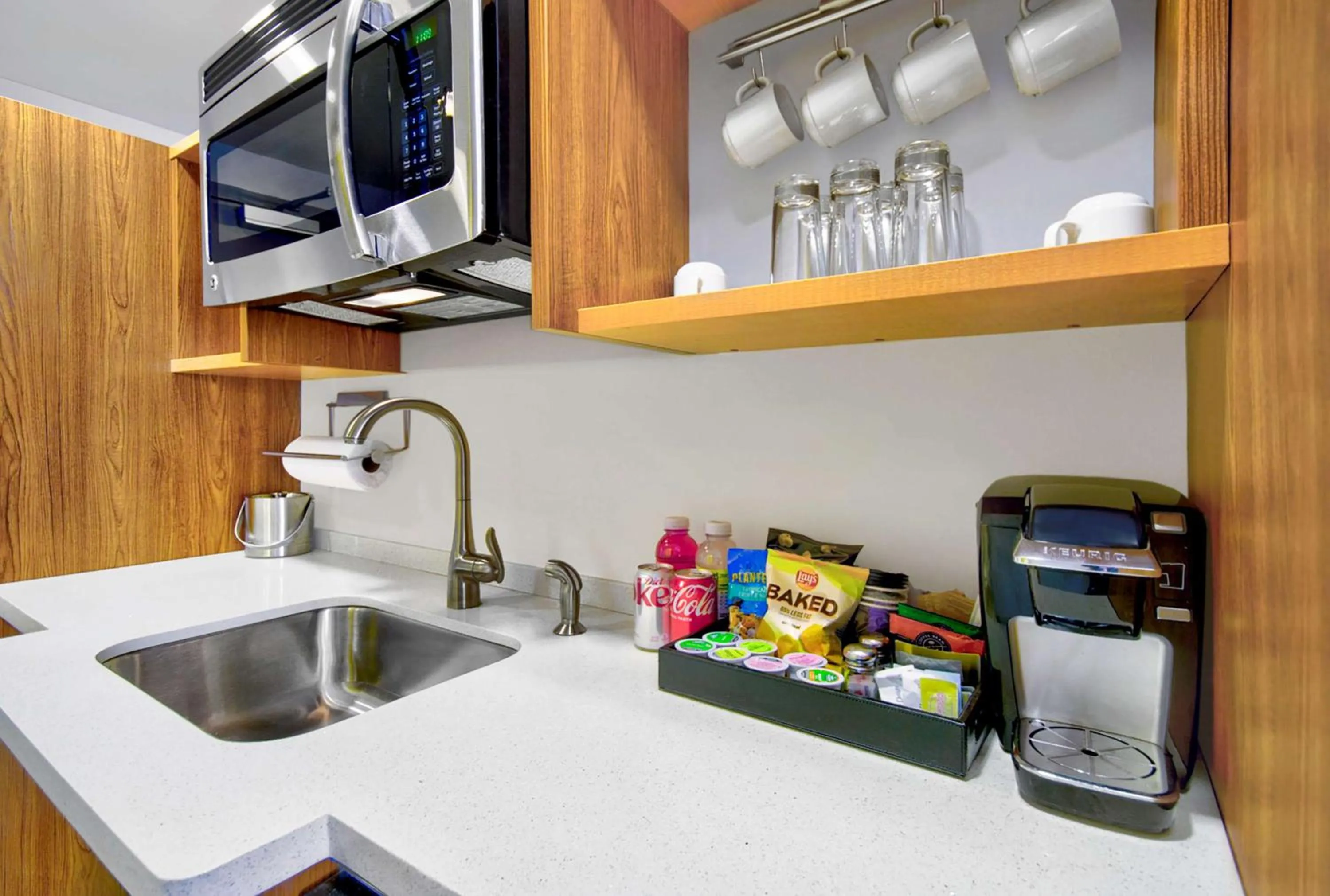 Kitchen or kitchenette in Home2 Suites by Hilton Rochester Henrietta, NY