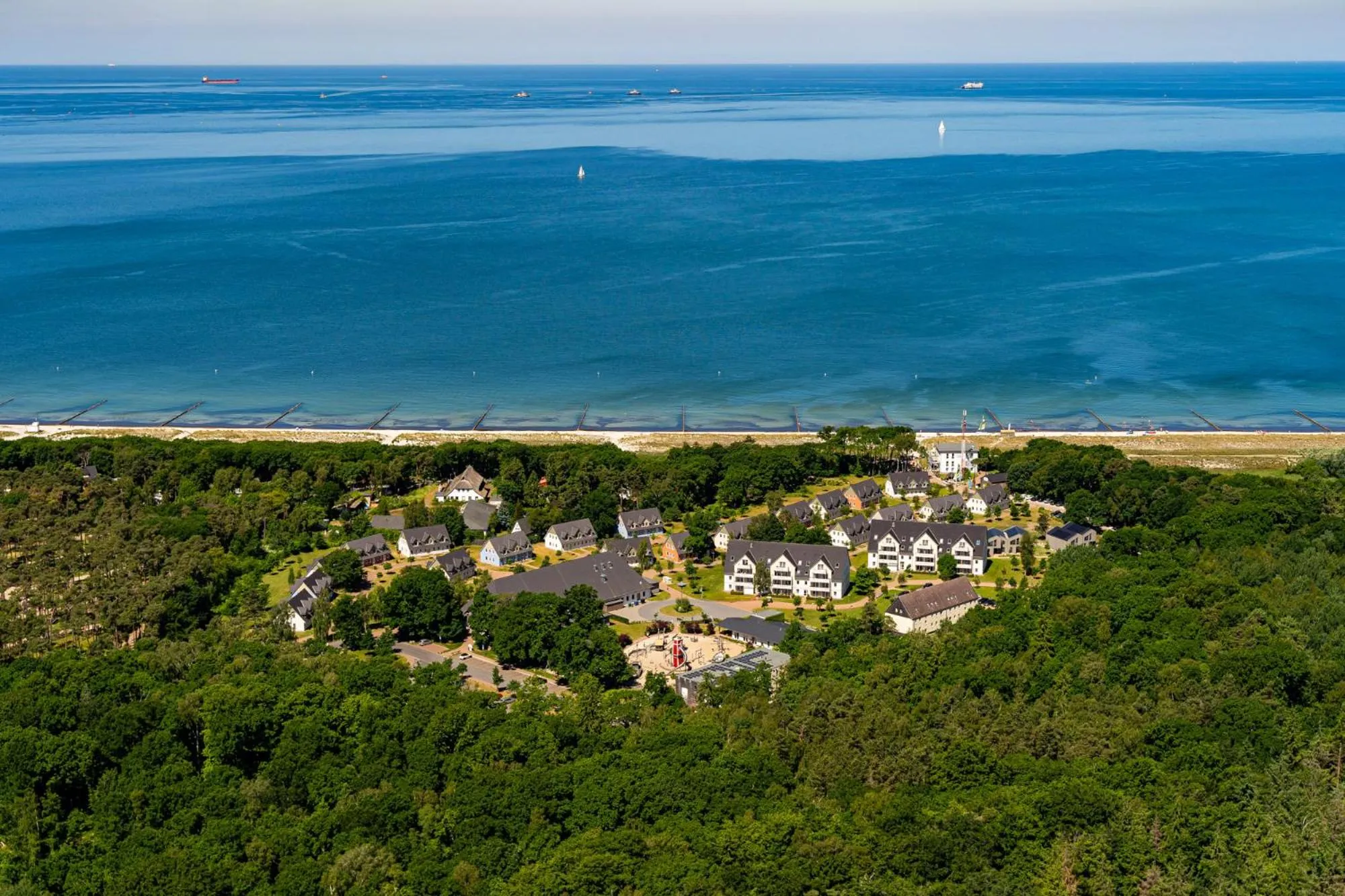 Bird's eye view in StrandResort Markgrafenheide