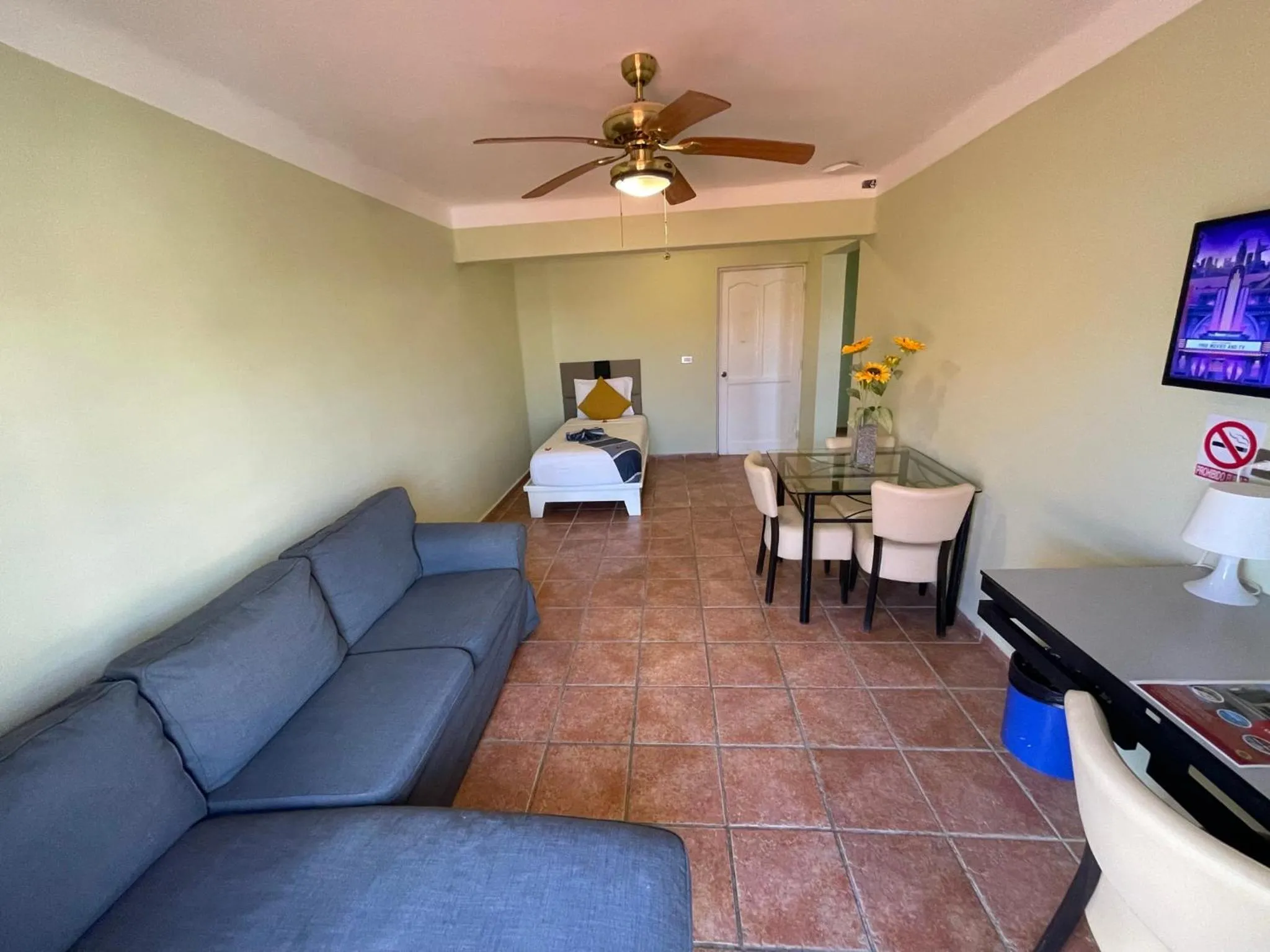 Living room in Villa Iguana