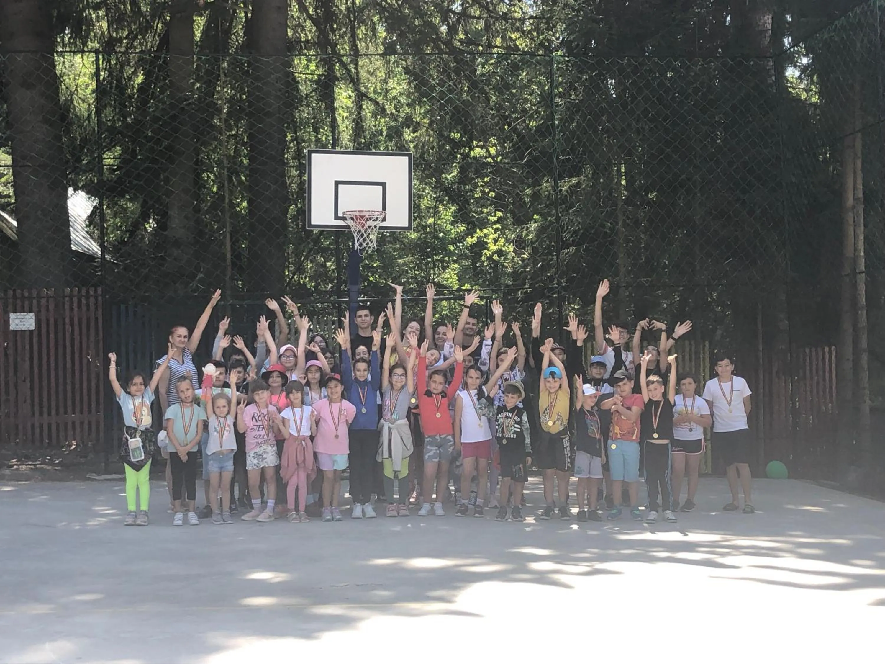 children in Mountain Breeze
