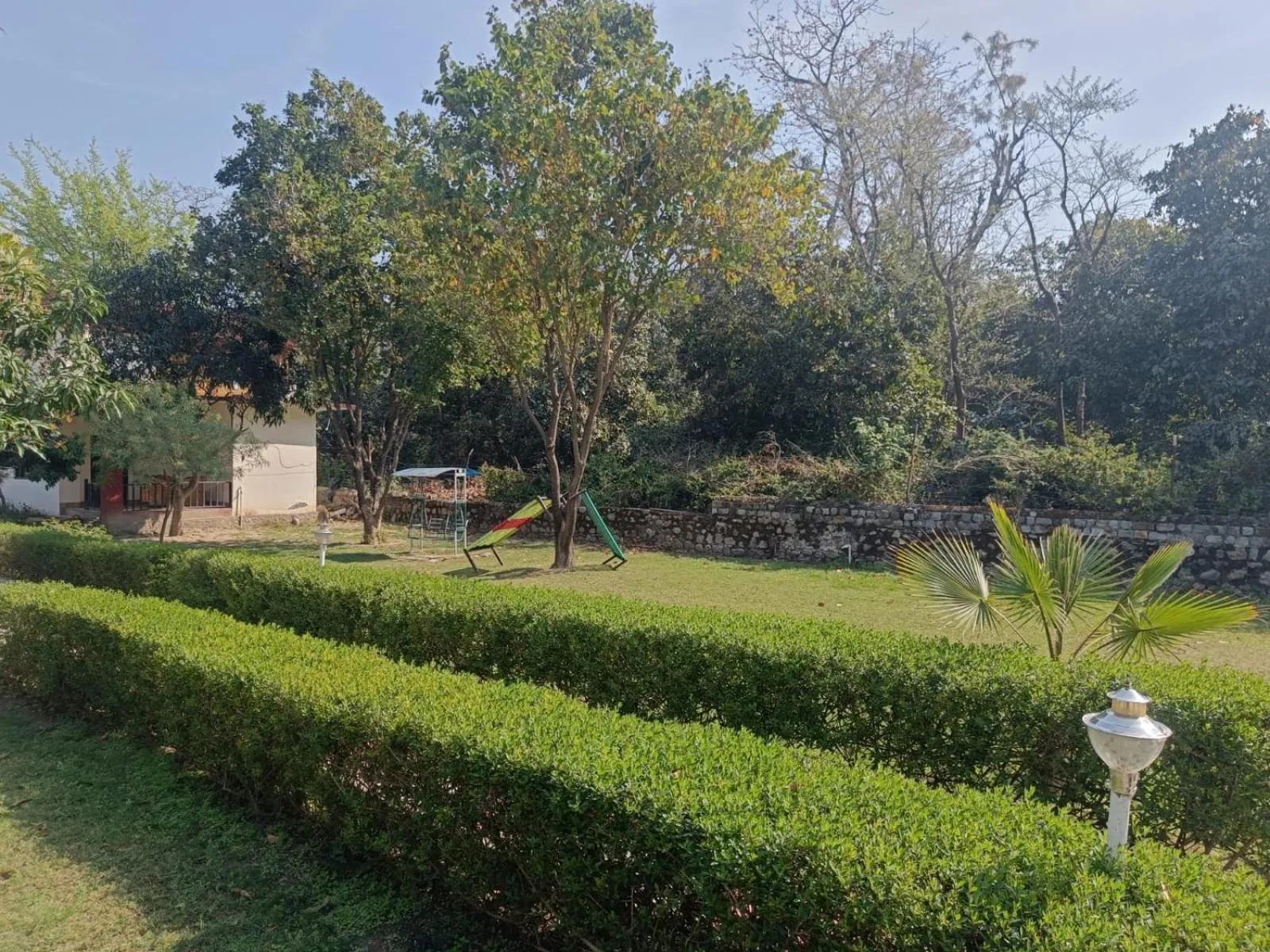 Garden in Vanasthali Jungle Resort Jim Corbett