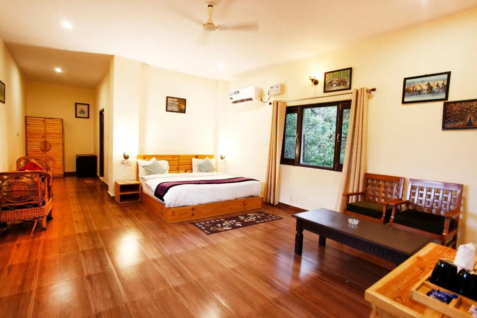 Bedroom in Vanasthali Jungle Resort Jim Corbett