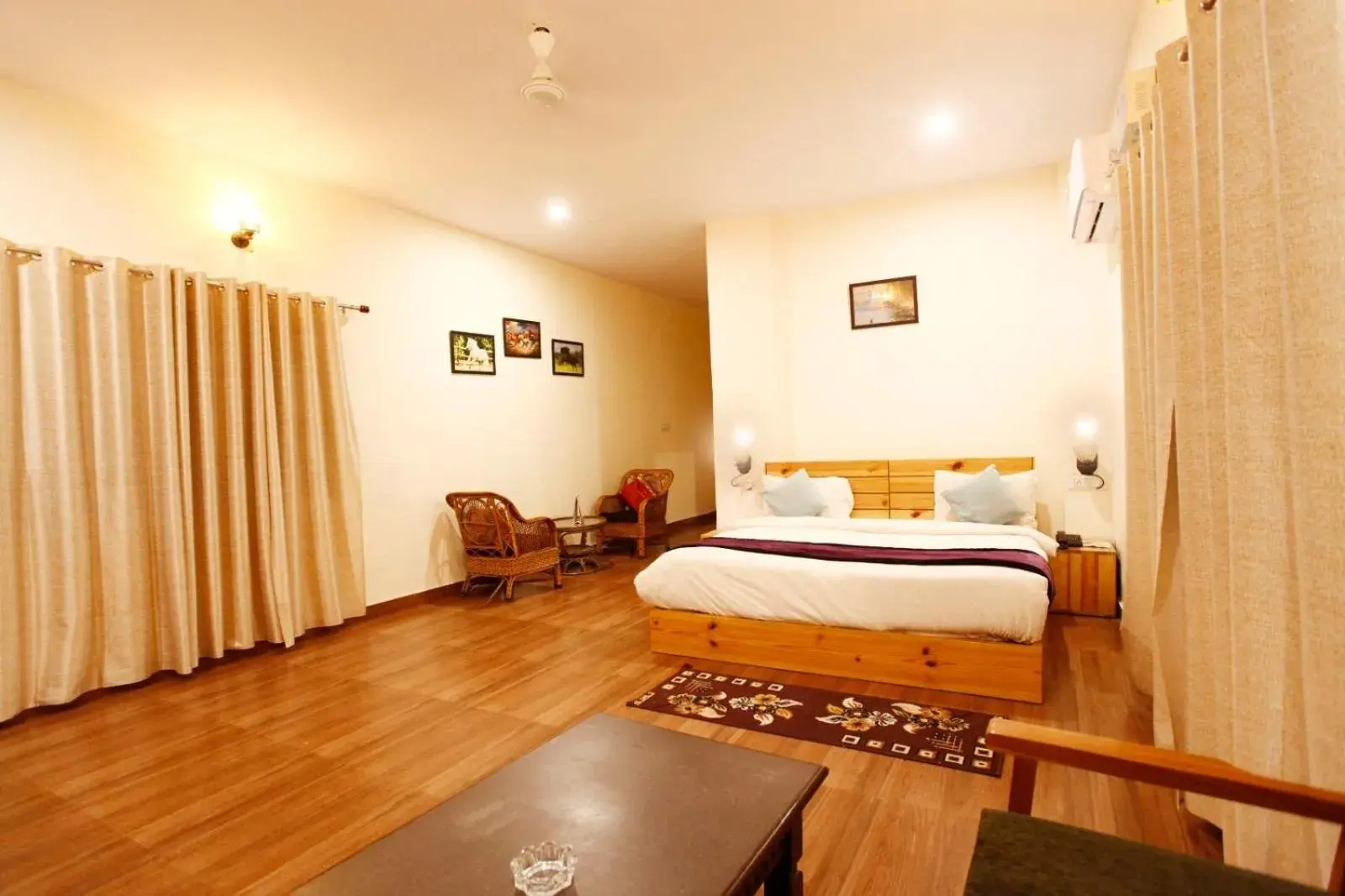 Bedroom in Vanasthali Jungle Resort Jim Corbett Bedroom in Vanasthali Jungle Resort Jim Corbett