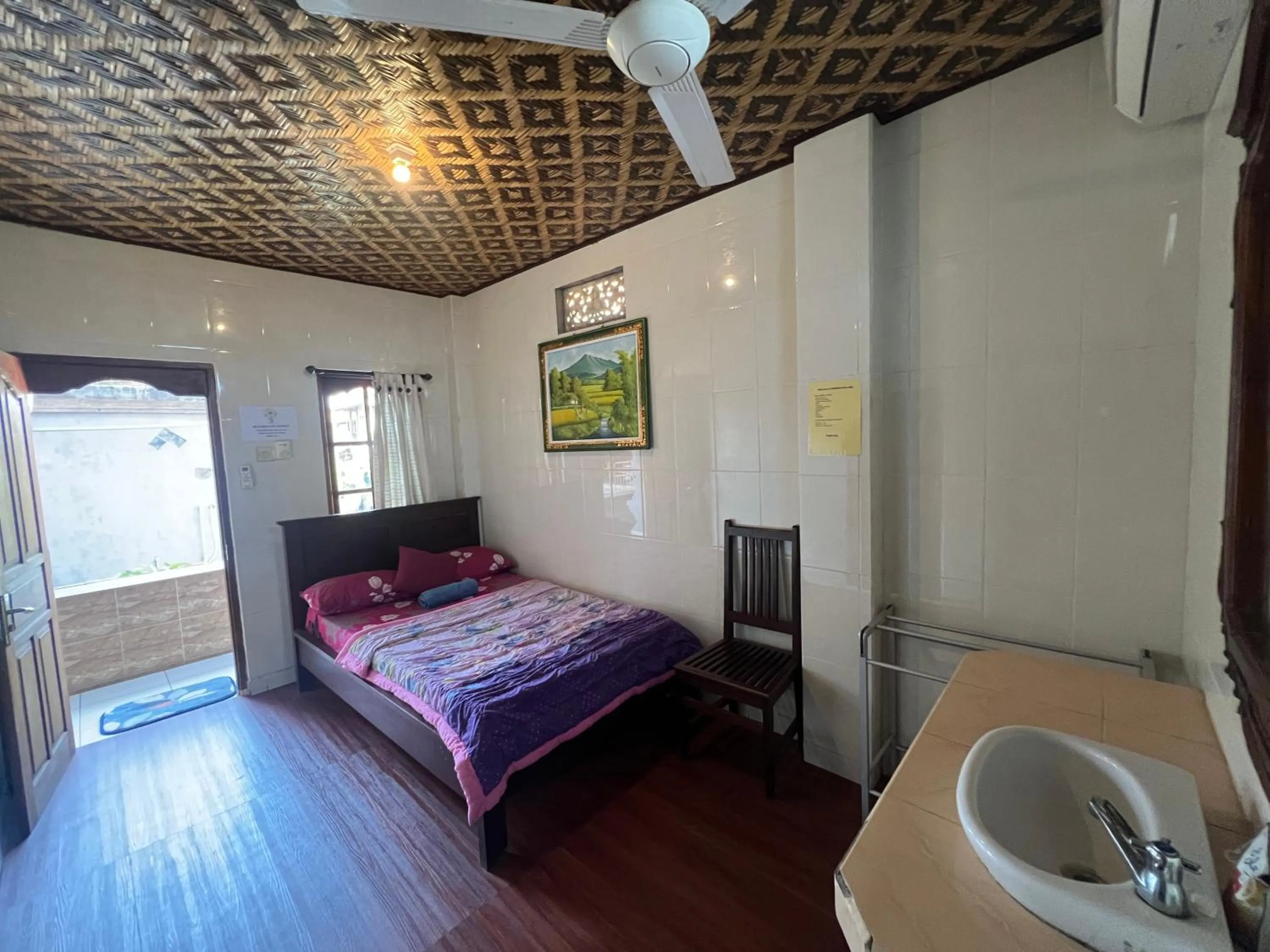 Bed in Banana Home Stay Ubud