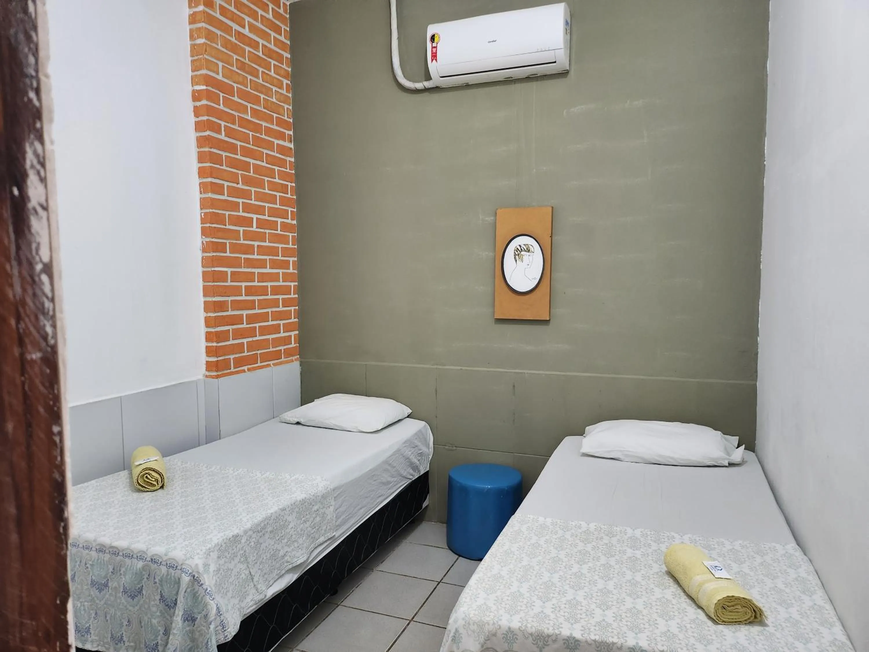 Bed in Casa Recife Pousada