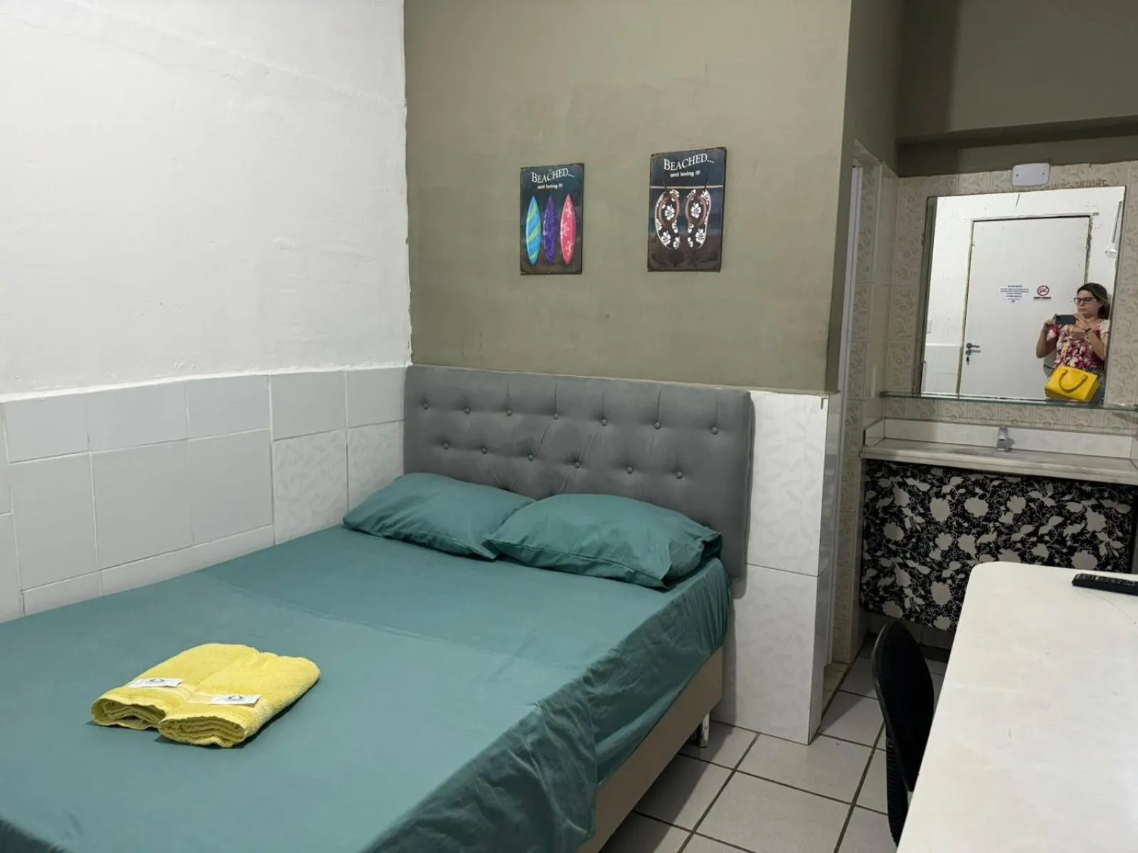 Bed in Casa Recife Pousada