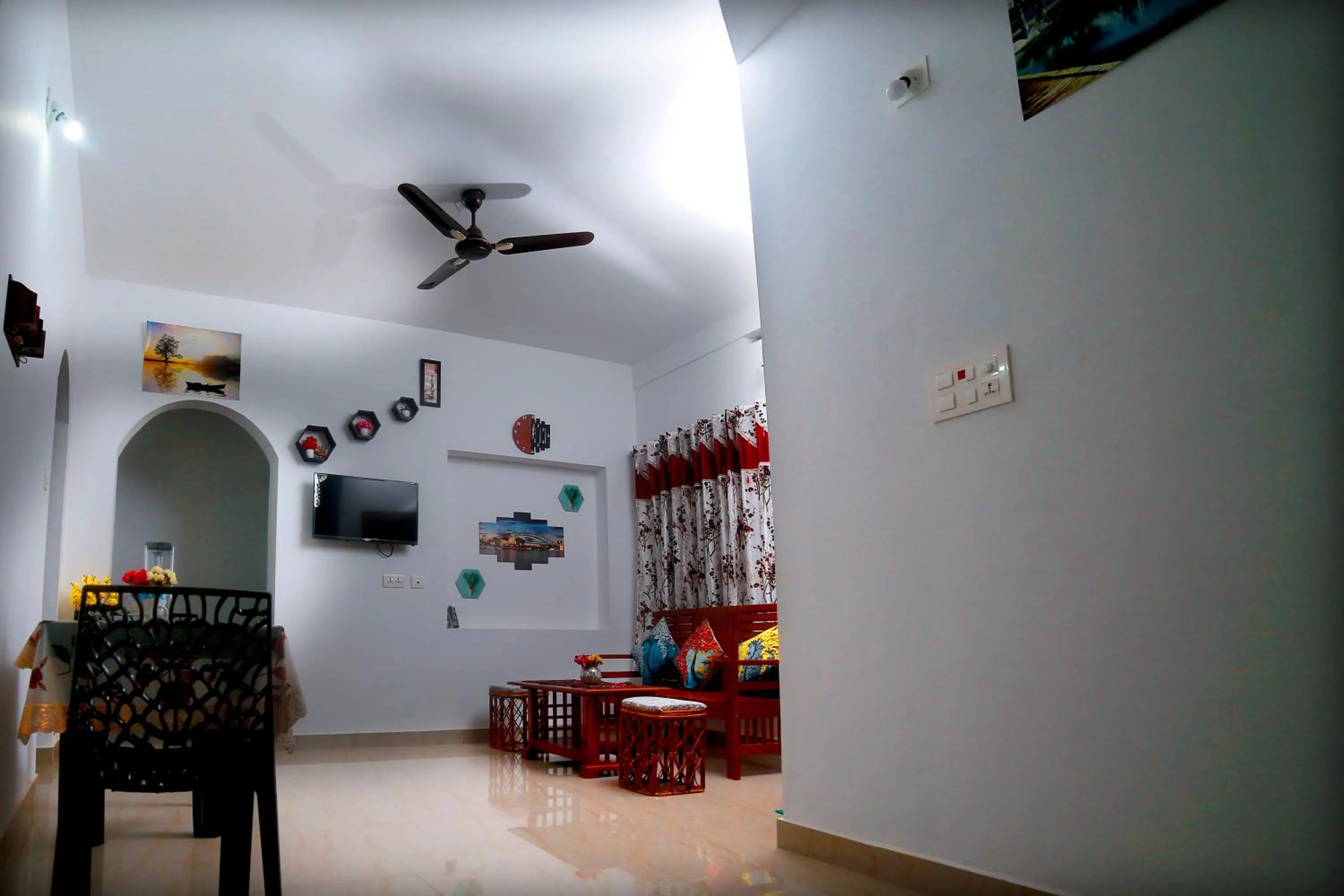 Living room in Bethel Service Villa, Mananthavady, Wayanad
