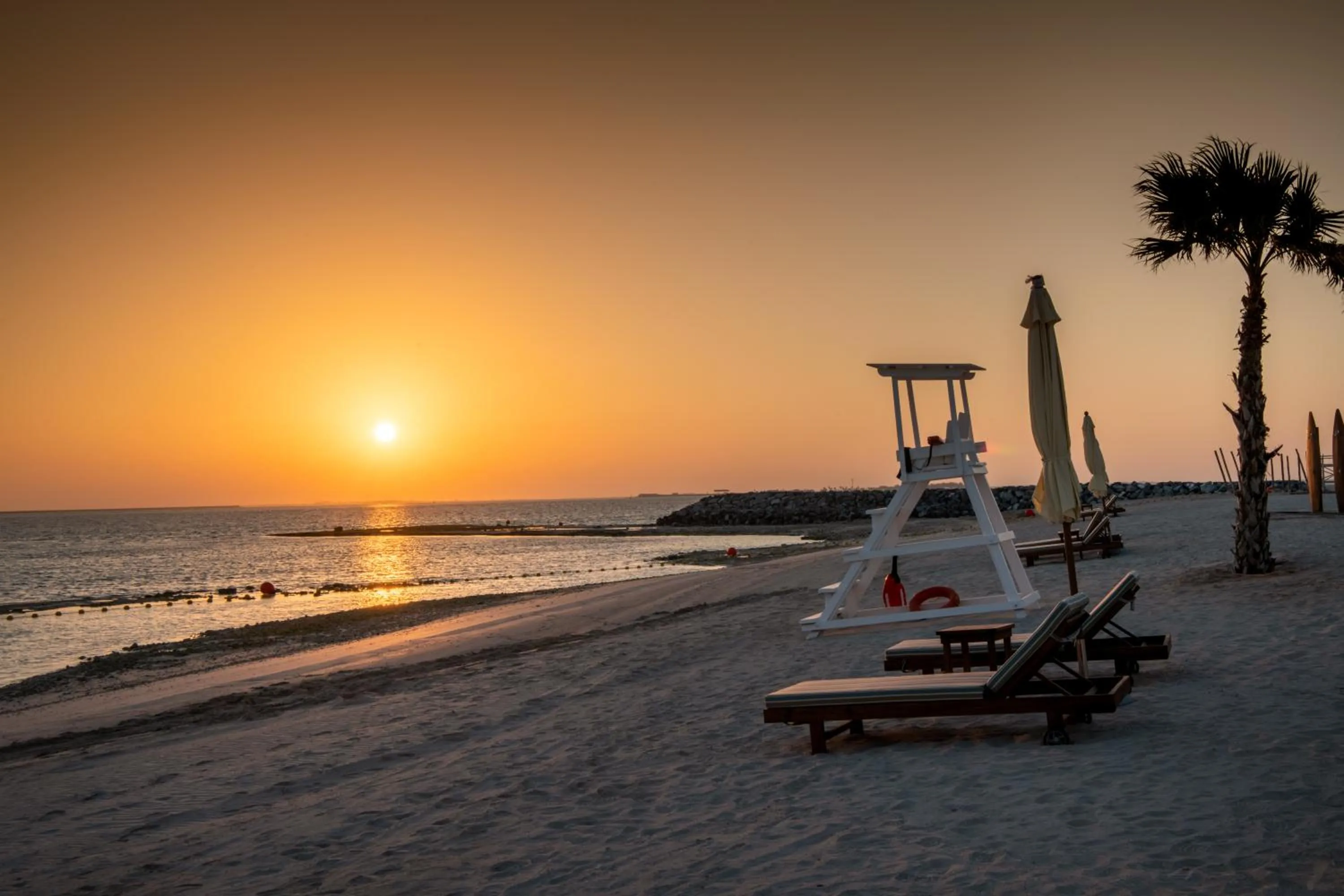 Beach in Bab Al Nojoum Hudayriyat Camp