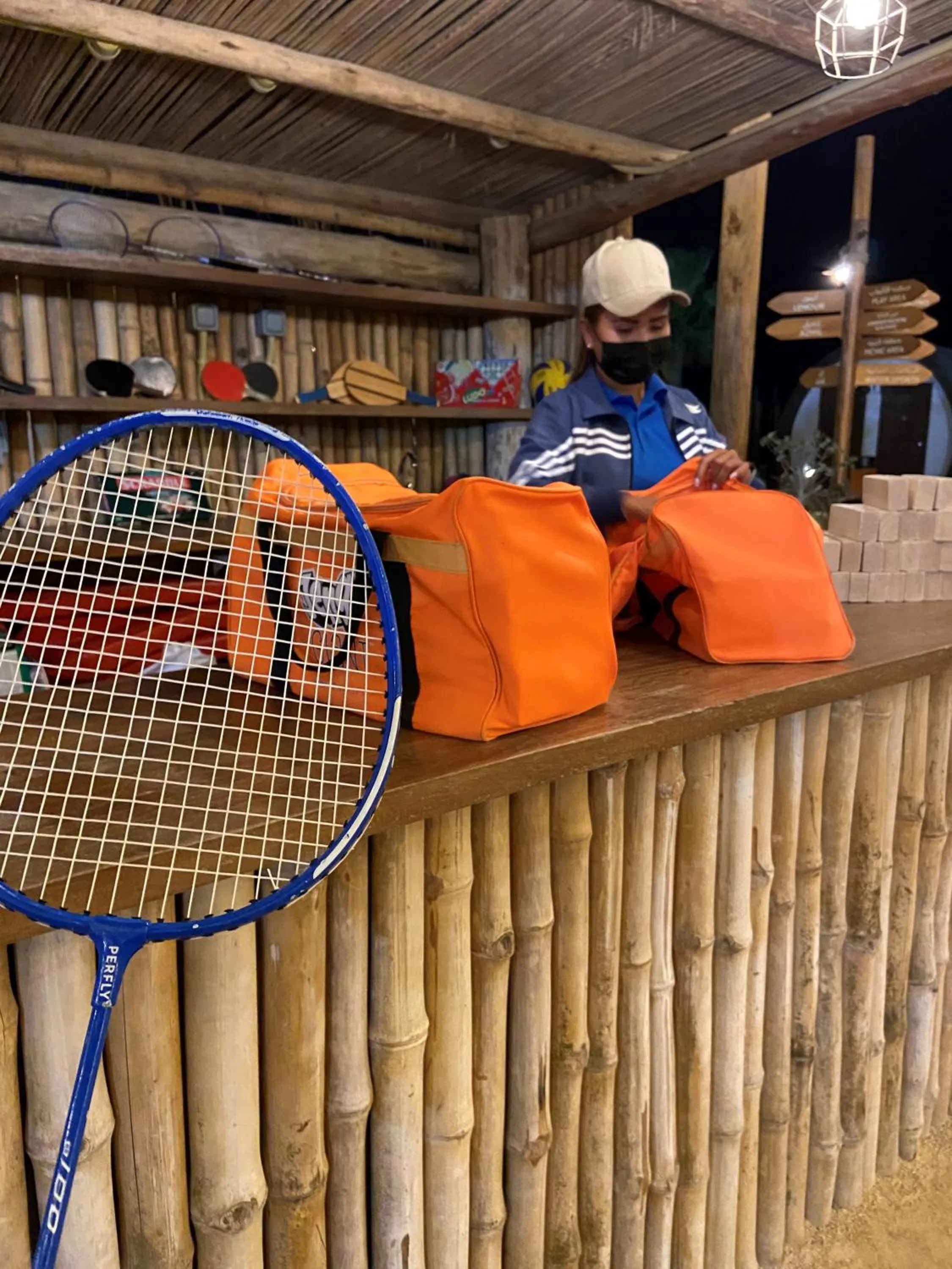 Staff in Bab Al Nojoum Hudayriyat Camp