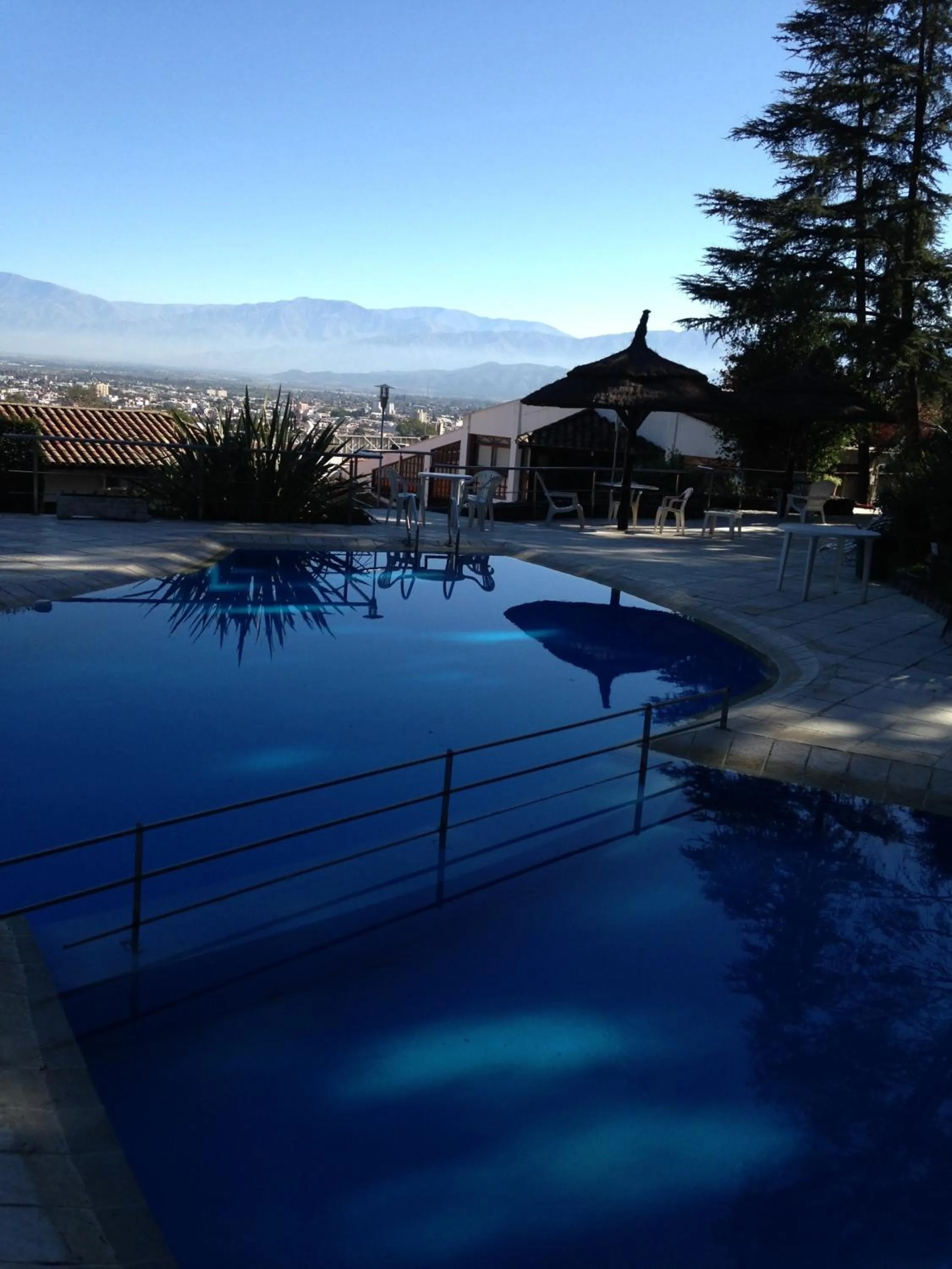 Pool view in Portezuelo Hotel