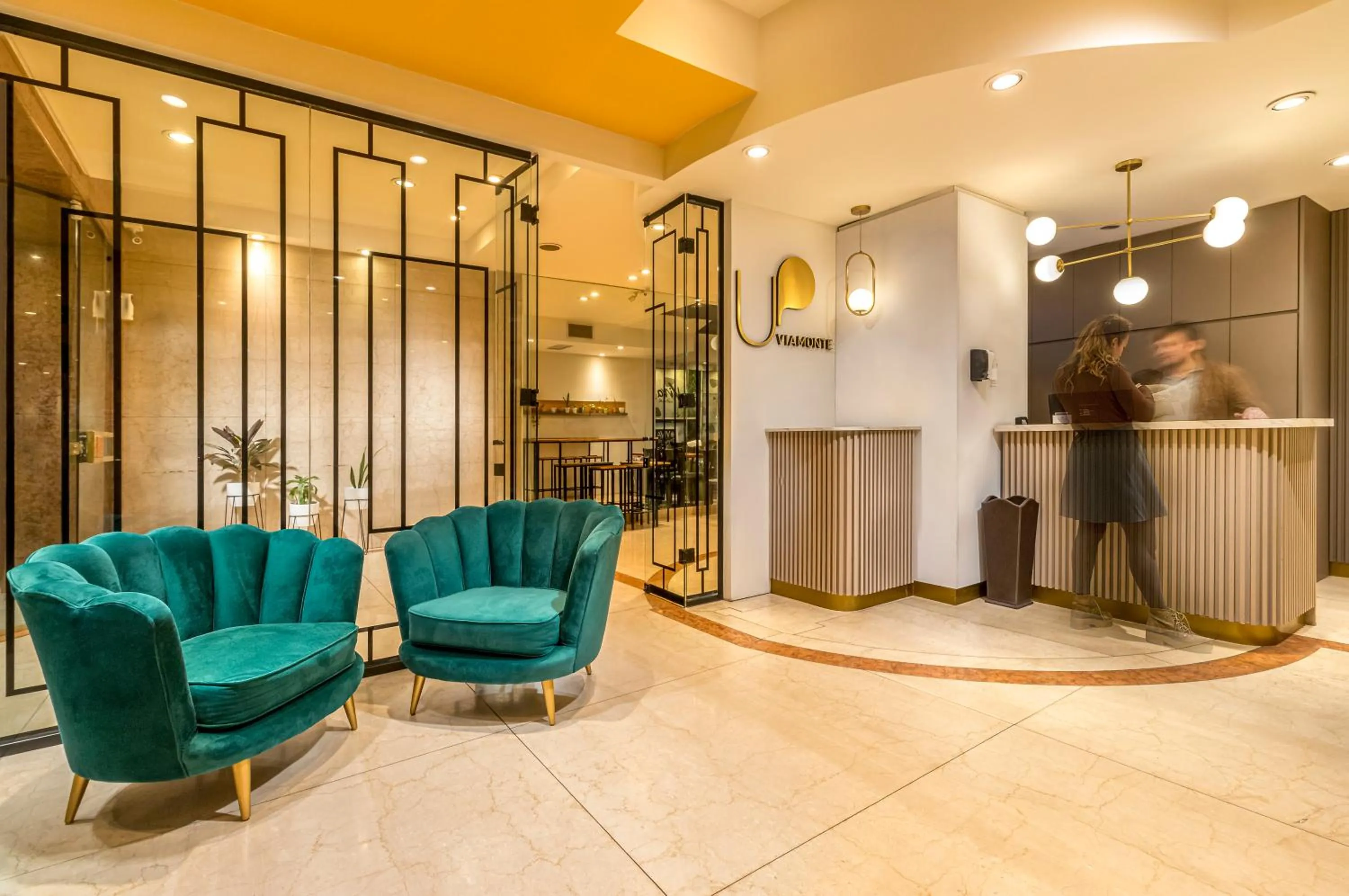 Lobby or reception in Up Viamonte Hotel