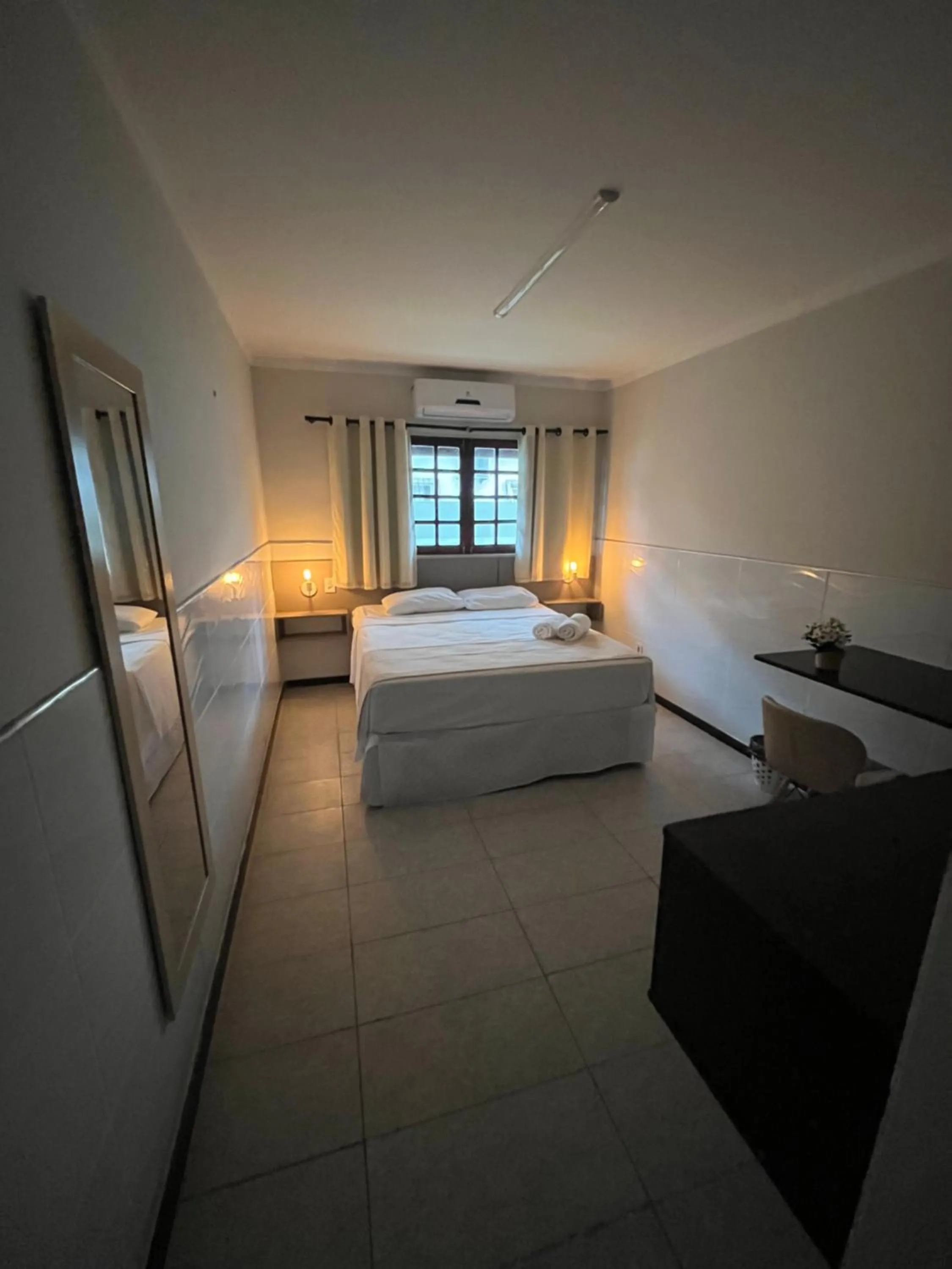 Bed in Pousada La Riviera - Pé na areia e Passeios em Maragogi