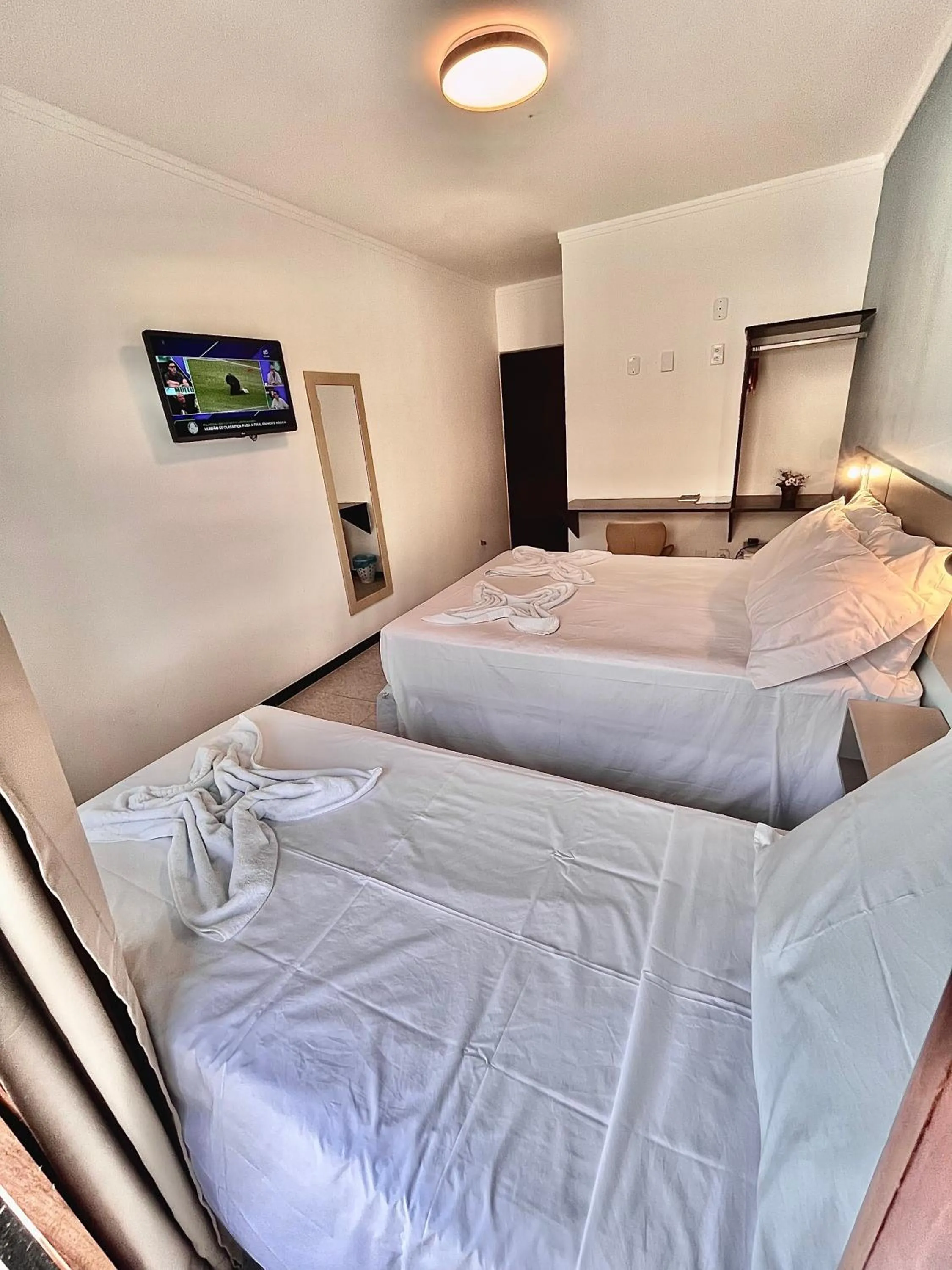 Bed in Pousada La Riviera - Pé na areia e Passeios em Maragogi