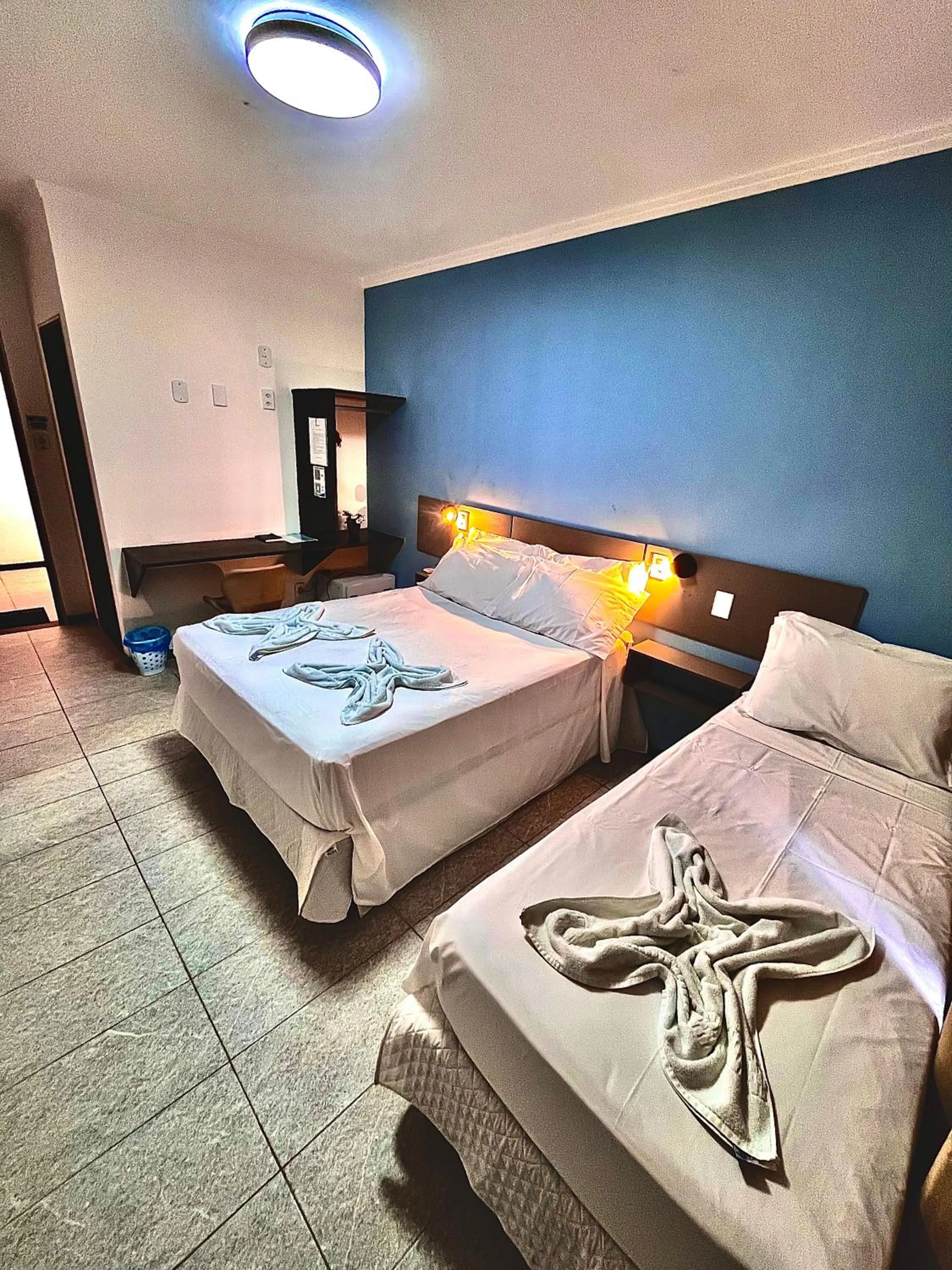 Bed in Pousada La Riviera - Pé na areia e Passeios em Maragogi