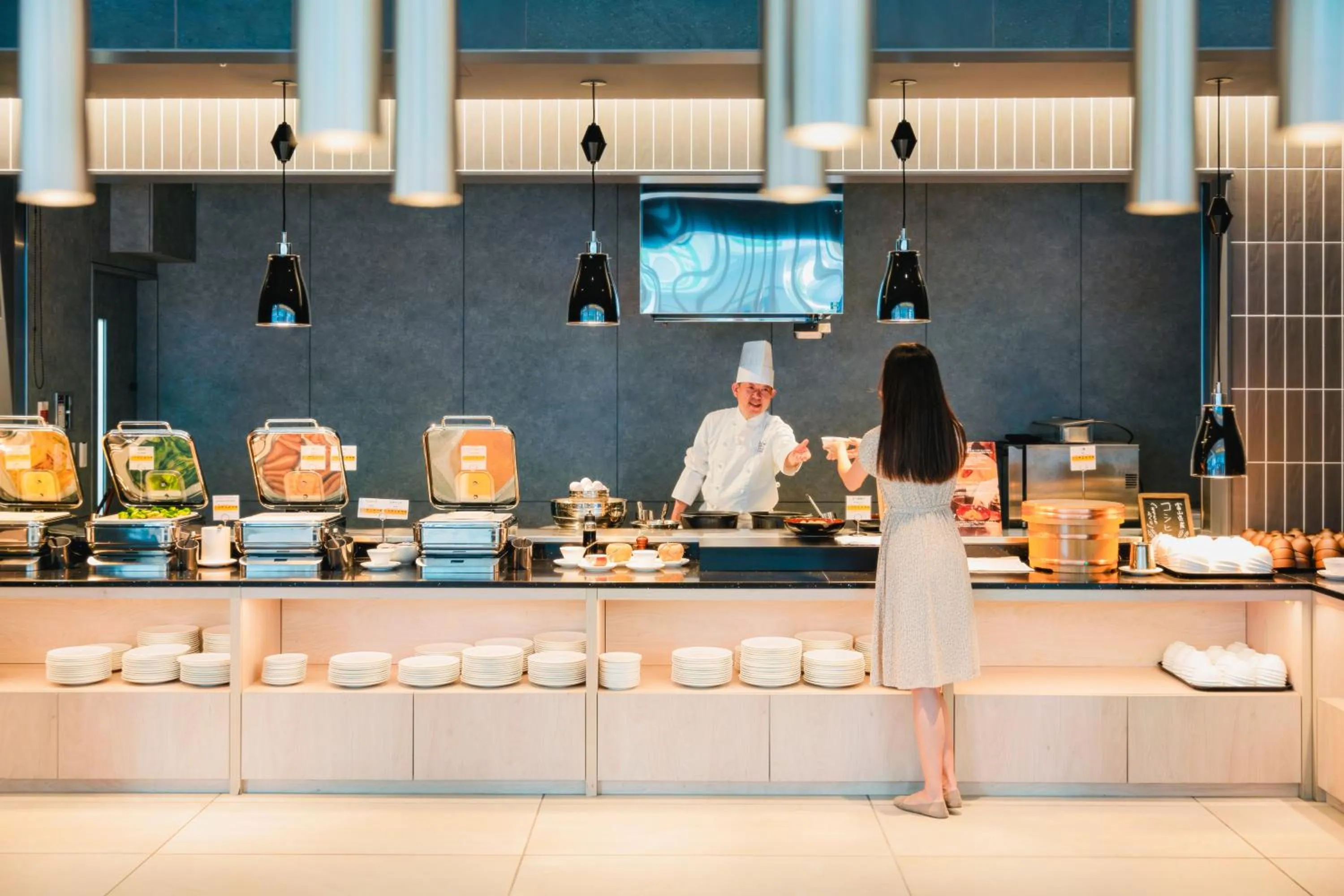 Breakfast in Hotel JAL City Toyama