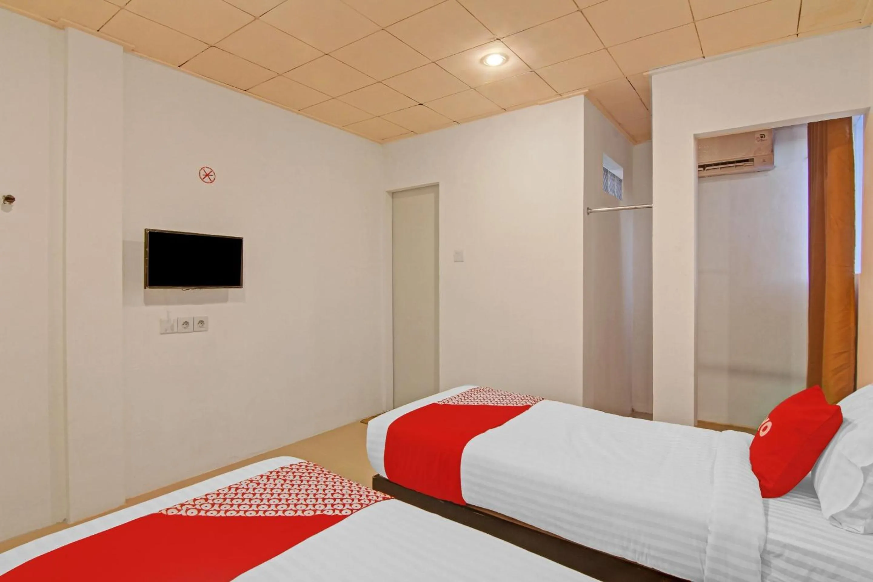 Bedroom, Bed in Hotel O Paris Street Residence Syariah