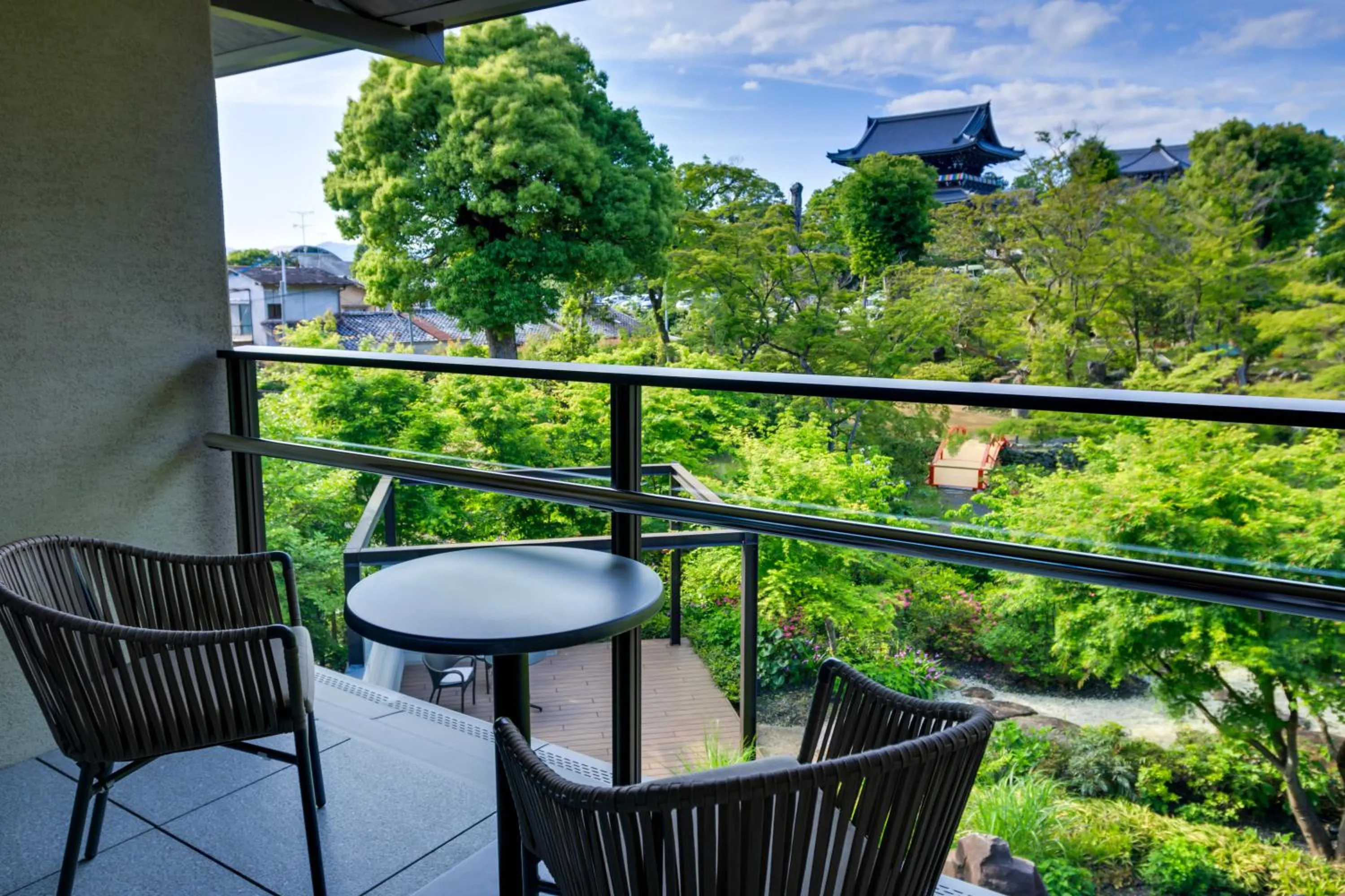 Balcony/Terrace in Hotel Okura Kyoto Okazaki Bettei