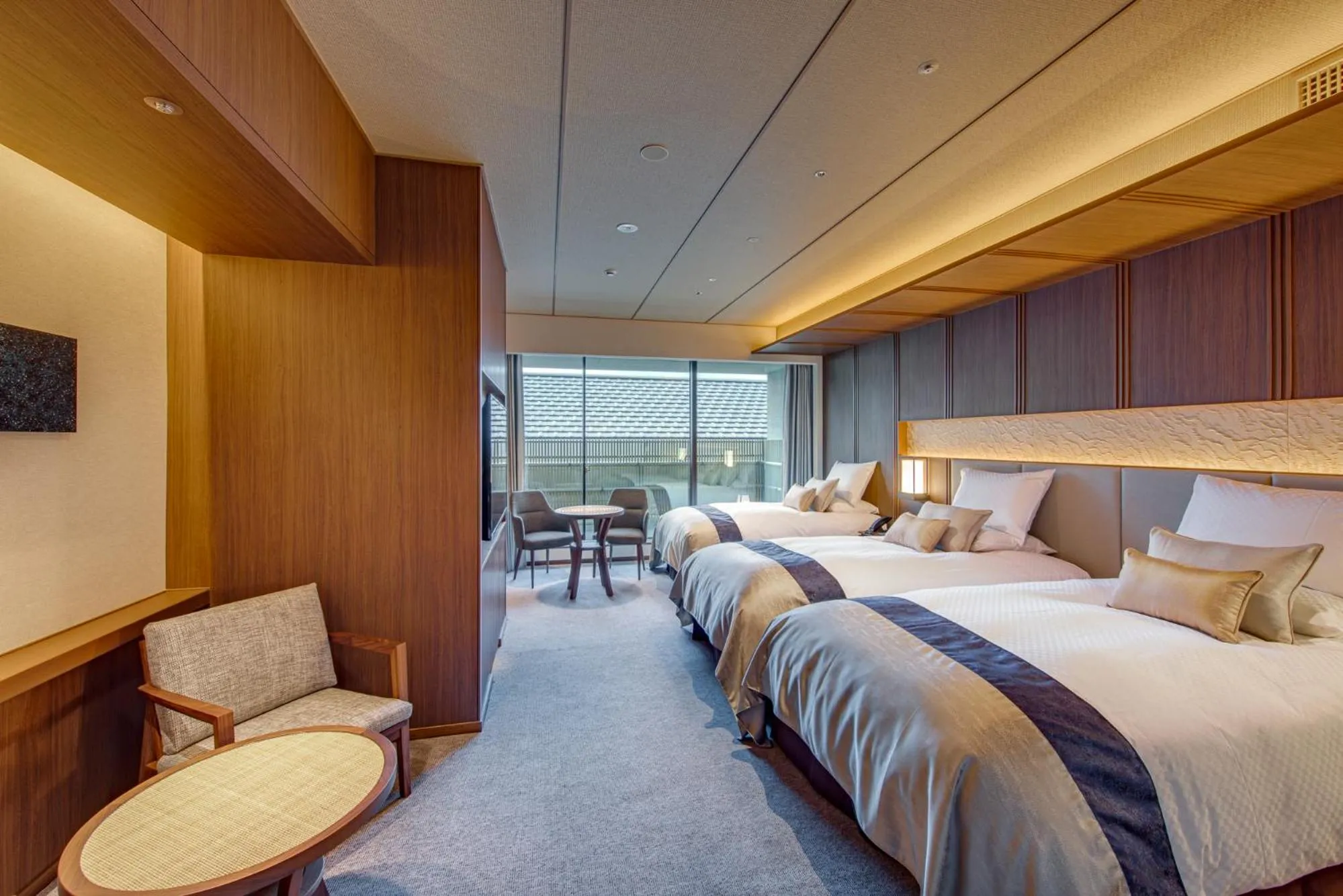 Bedroom, Bed in Hotel Okura Kyoto Okazaki Bettei