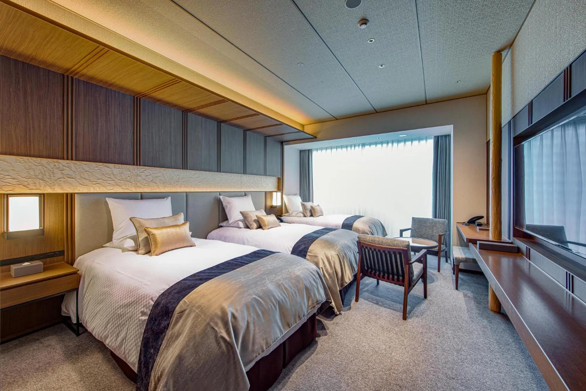Photo of the whole room, Bed in Hotel Okura Kyoto Okazaki Bettei