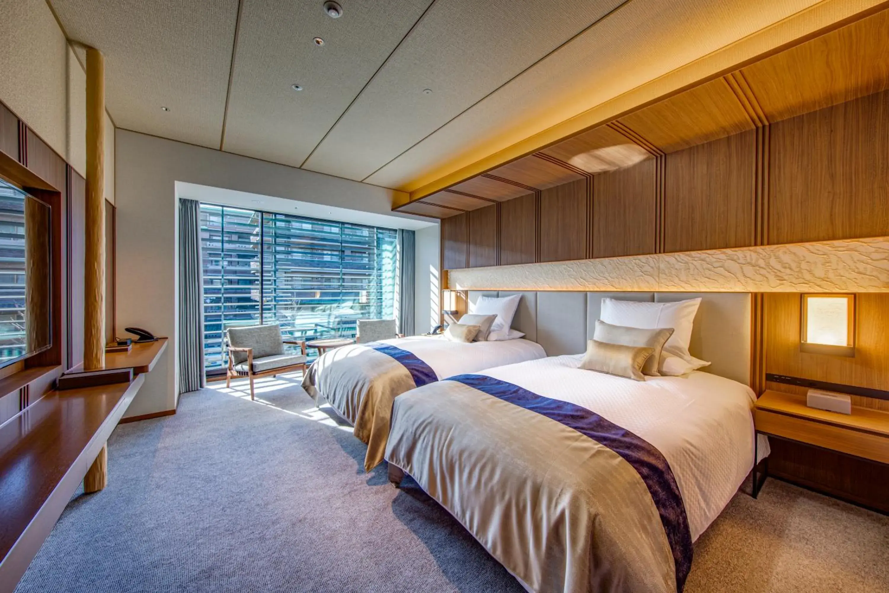 Photo of the whole room, Bed in Hotel Okura Kyoto Okazaki Bettei Photo of the whole room, Bed in Hotel Okura Kyoto Okazaki Bettei