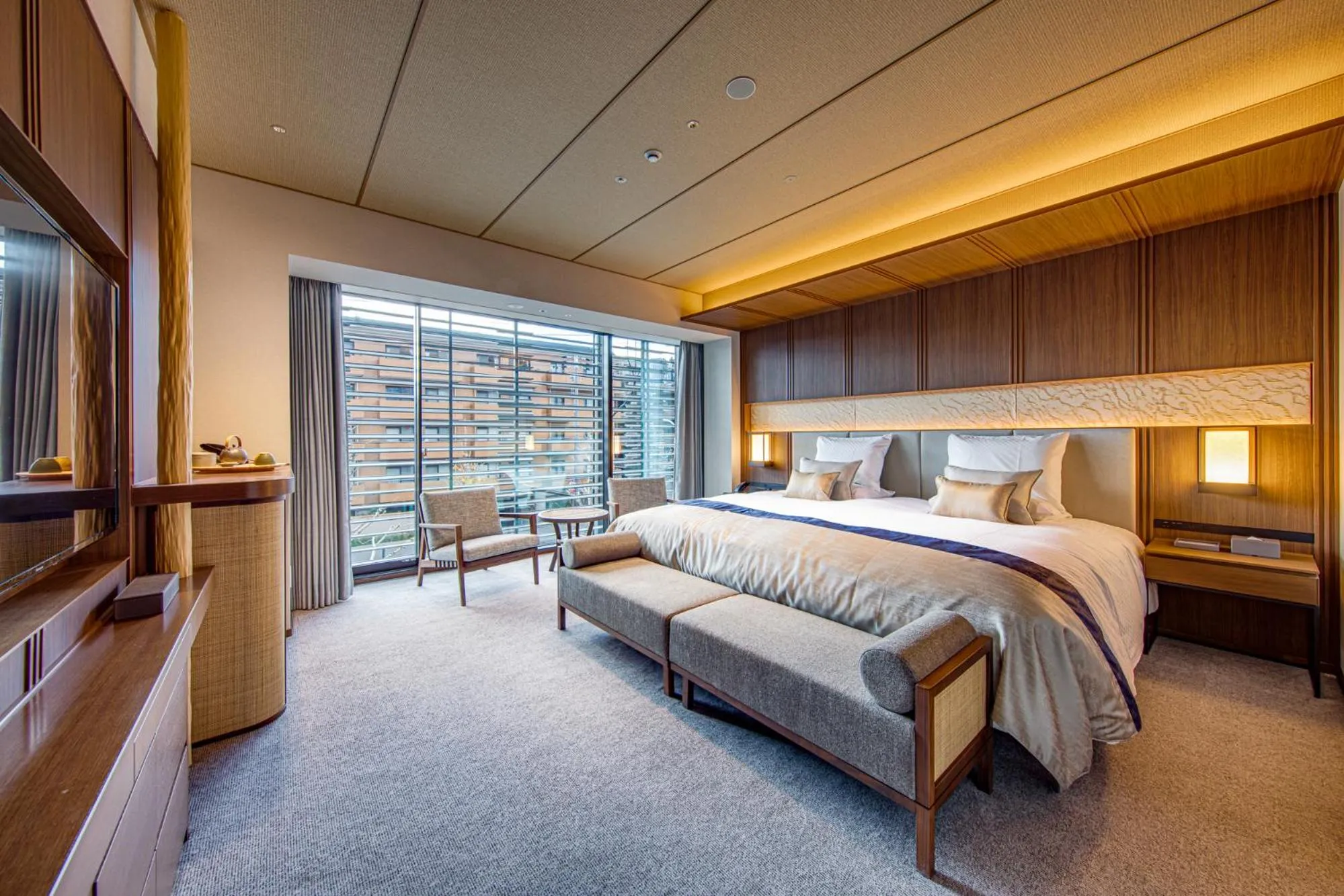 Photo of the whole room, Bed in Hotel Okura Kyoto Okazaki Bettei