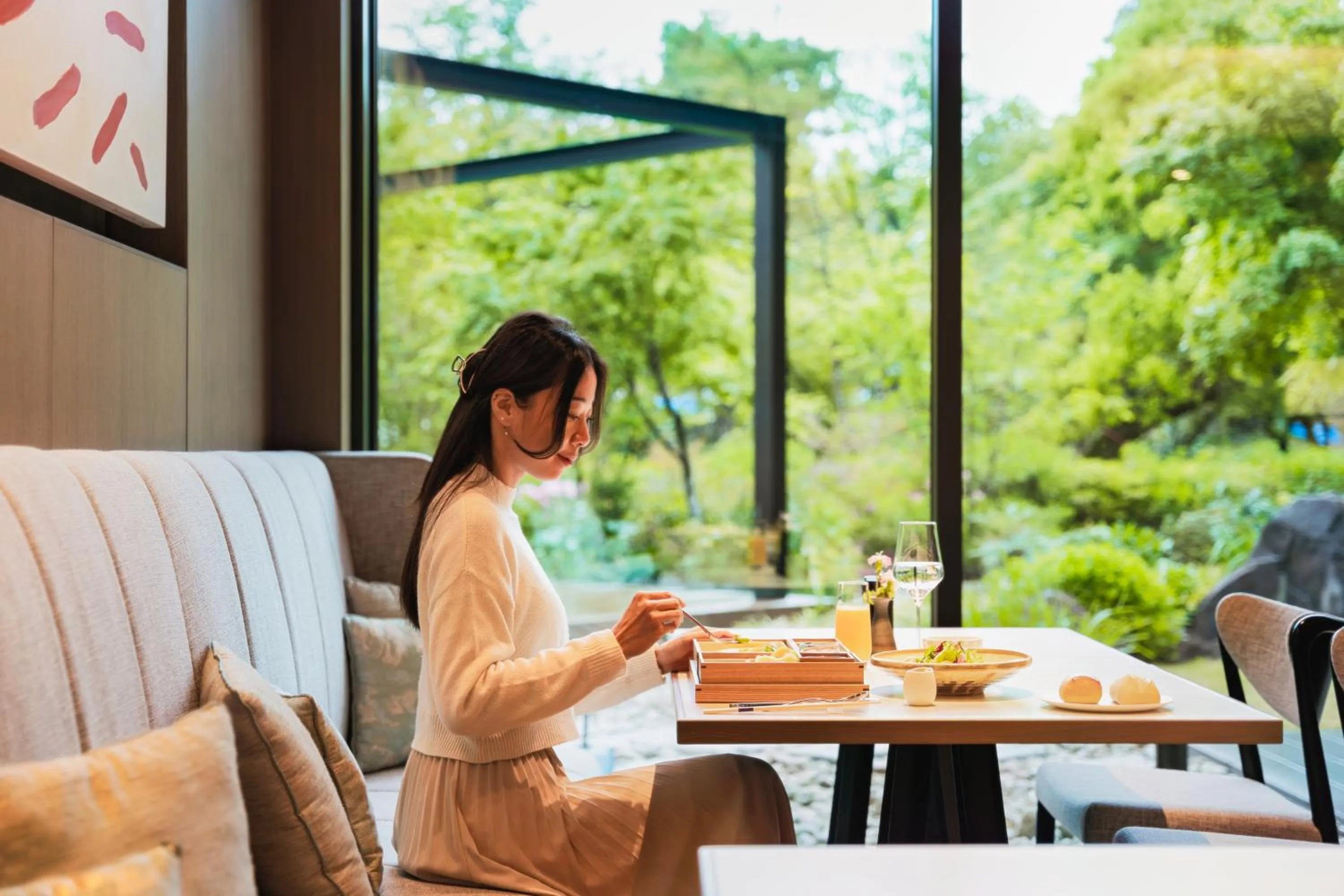 Breakfast in Hotel Okura Kyoto Okazaki Bettei
