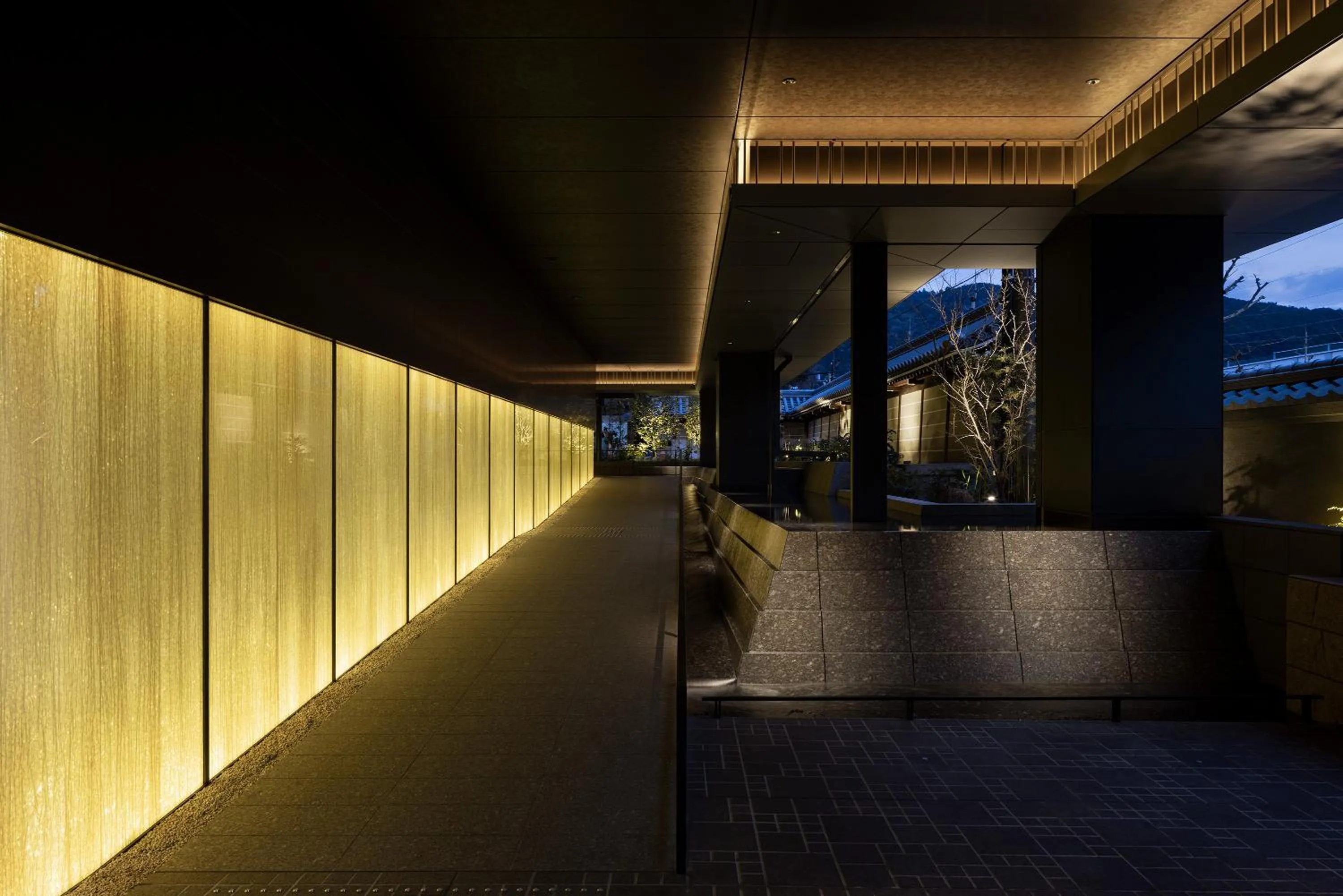 Facade/entrance in Hotel Okura Kyoto Okazaki Bettei
