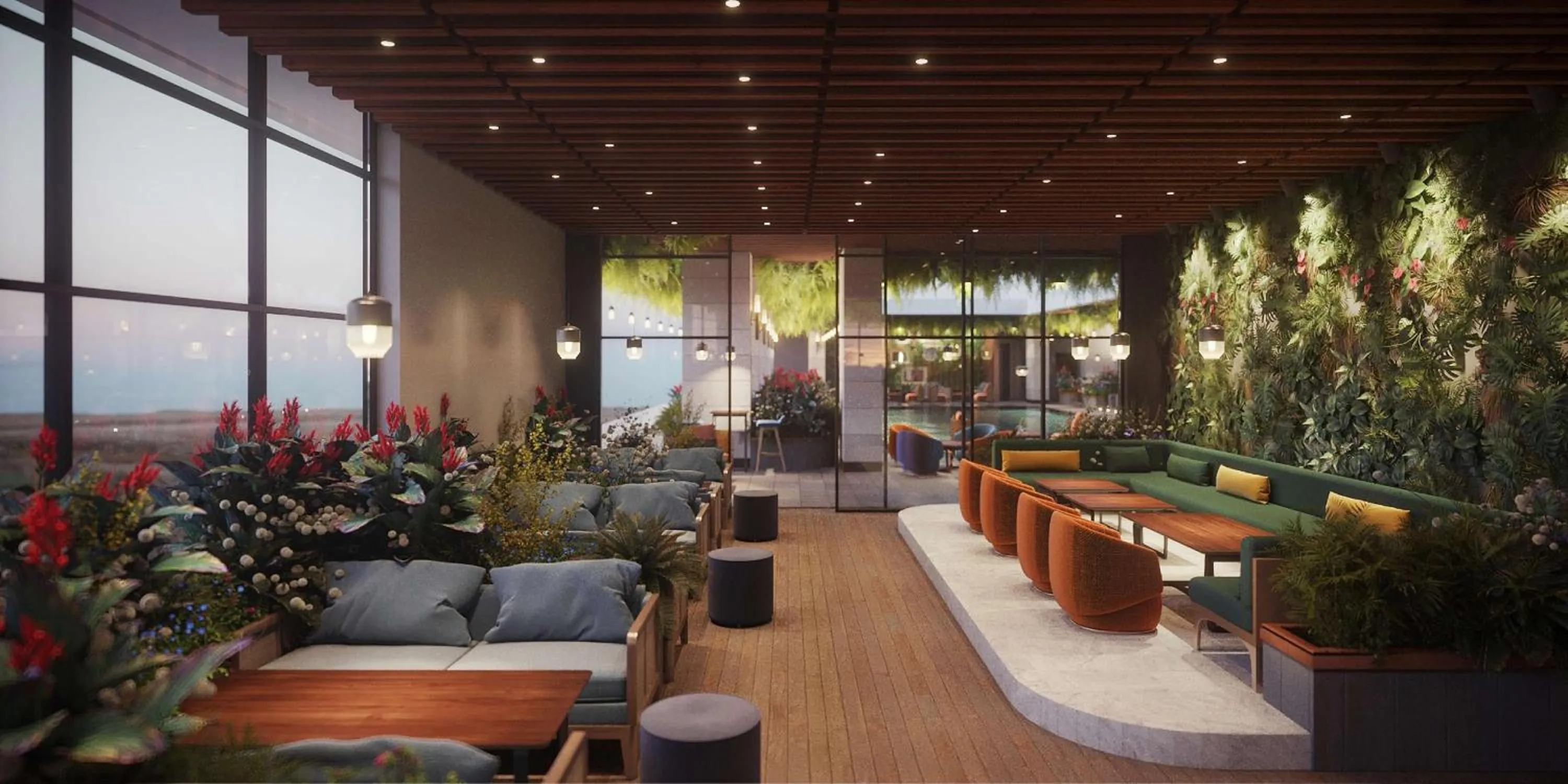 Lounge or bar in DoubleTree by Hilton Doha Downtown