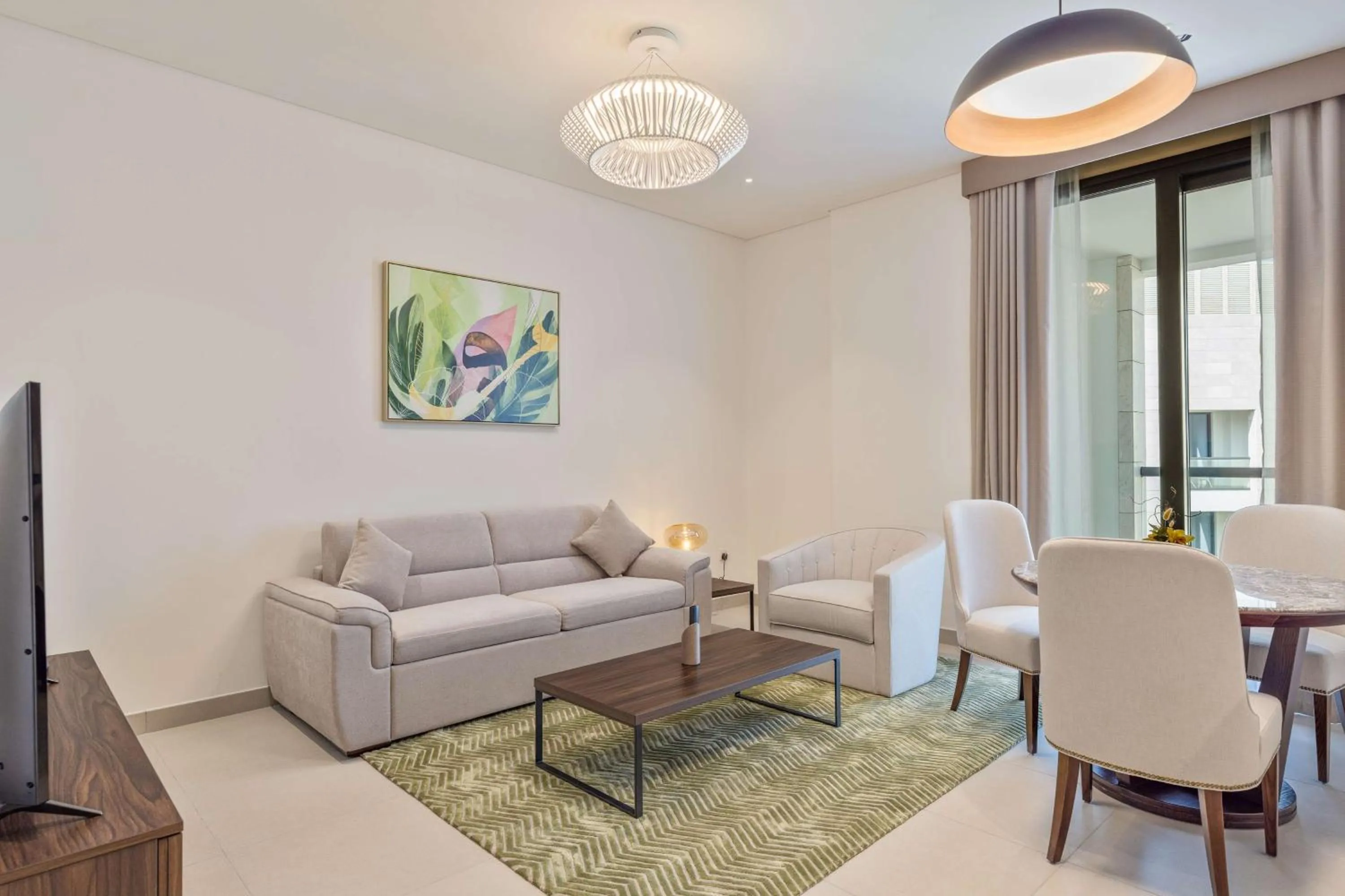 Living room in DoubleTree by Hilton Doha Downtown